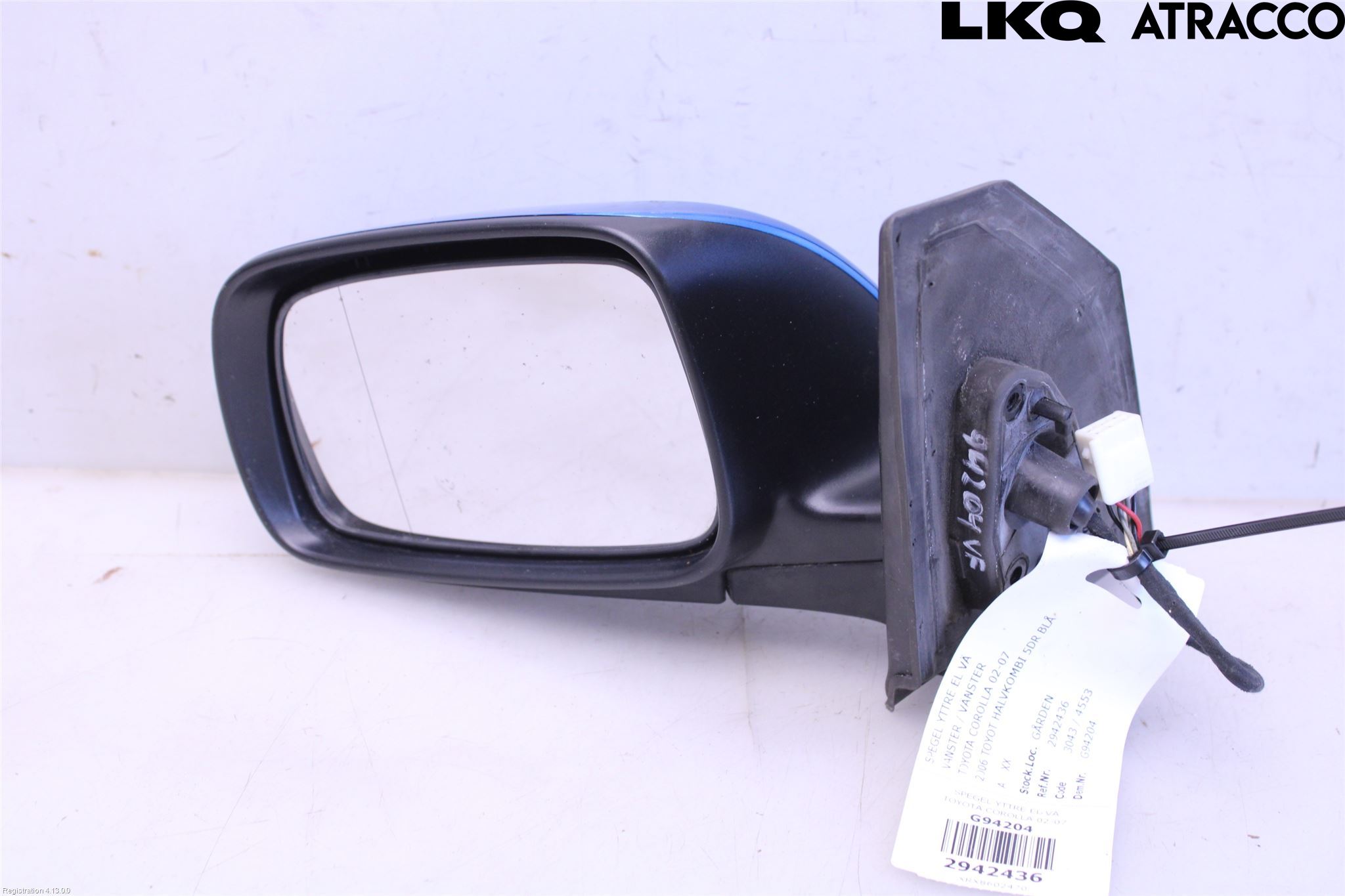 Toyota COROLLA 02-07 Speil V M-El Justering