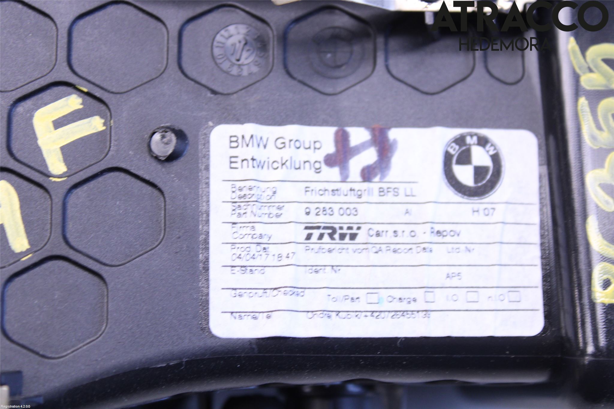 BMW i3 I01 13-22 Dashbord Kanal - Dyse