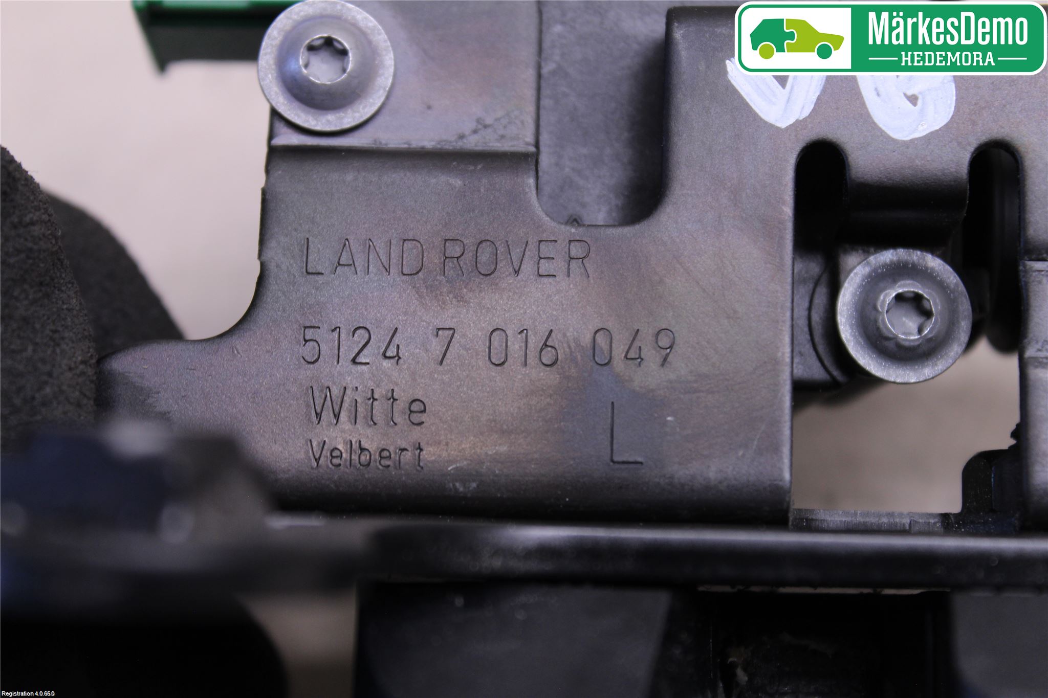Landrover LAND ROVER DISCOVERY 4 10-16 Bakluke-Lokk Låsekasse
