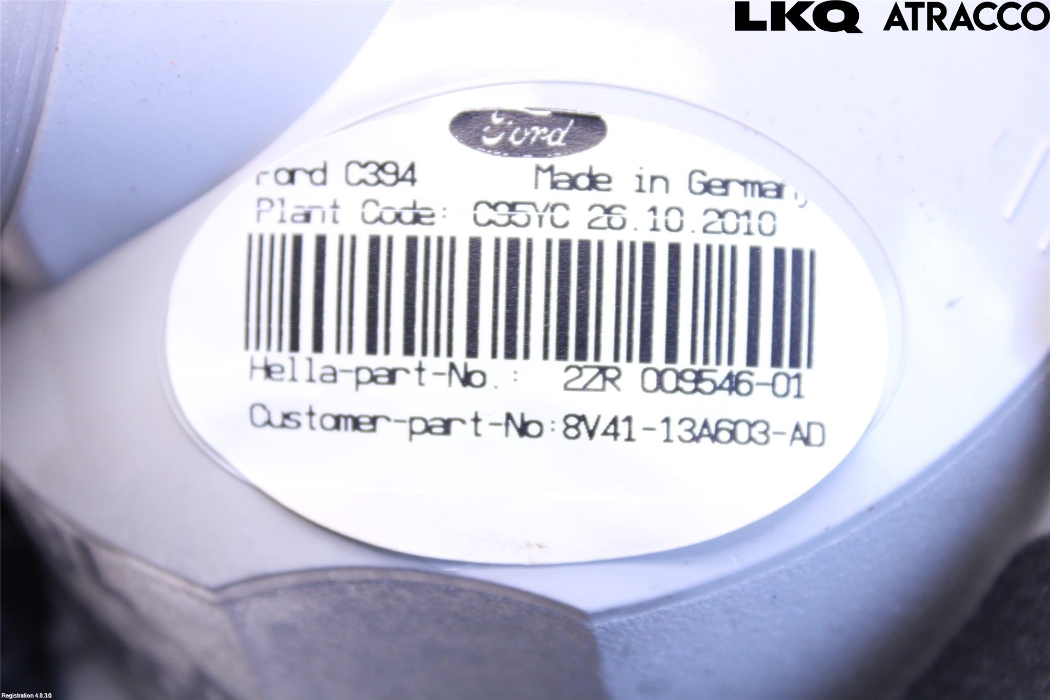 Ford KUGA 08-12 Baklykt Venstre  På Luke(Indre