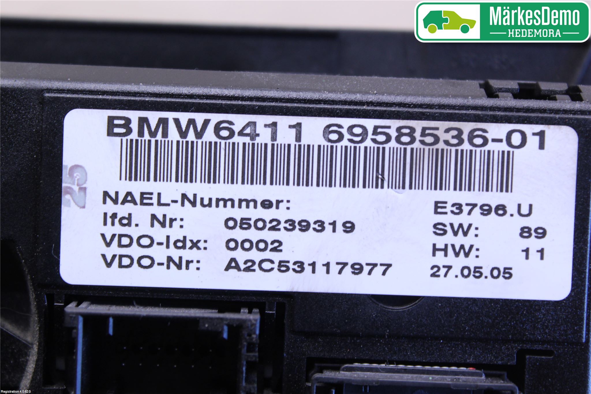 BMW 3 E90/91 SED/TOU 05-12 Varme Ac Betjening-Display