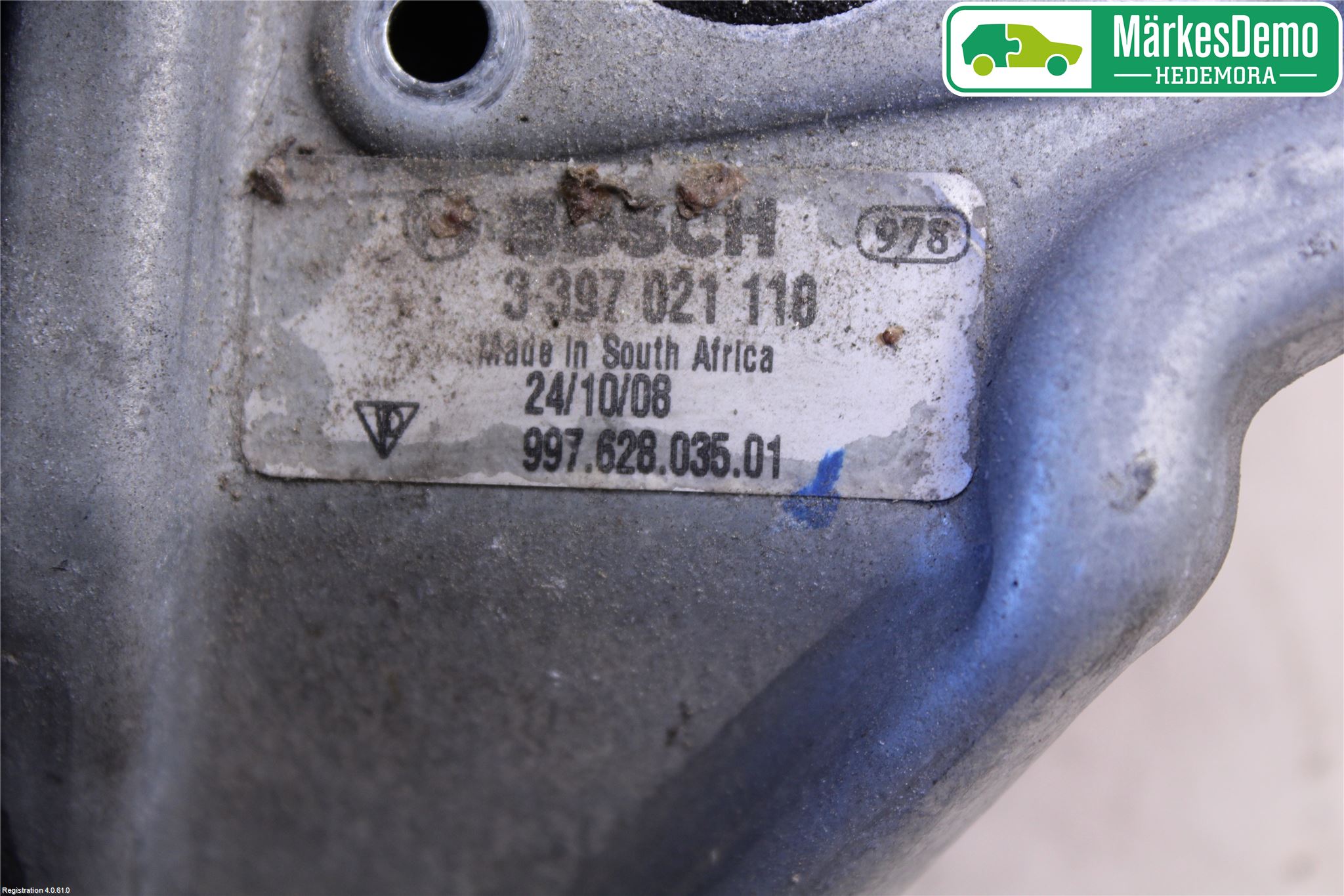 Porsche 911 64- Viskeroverføring Frontrute