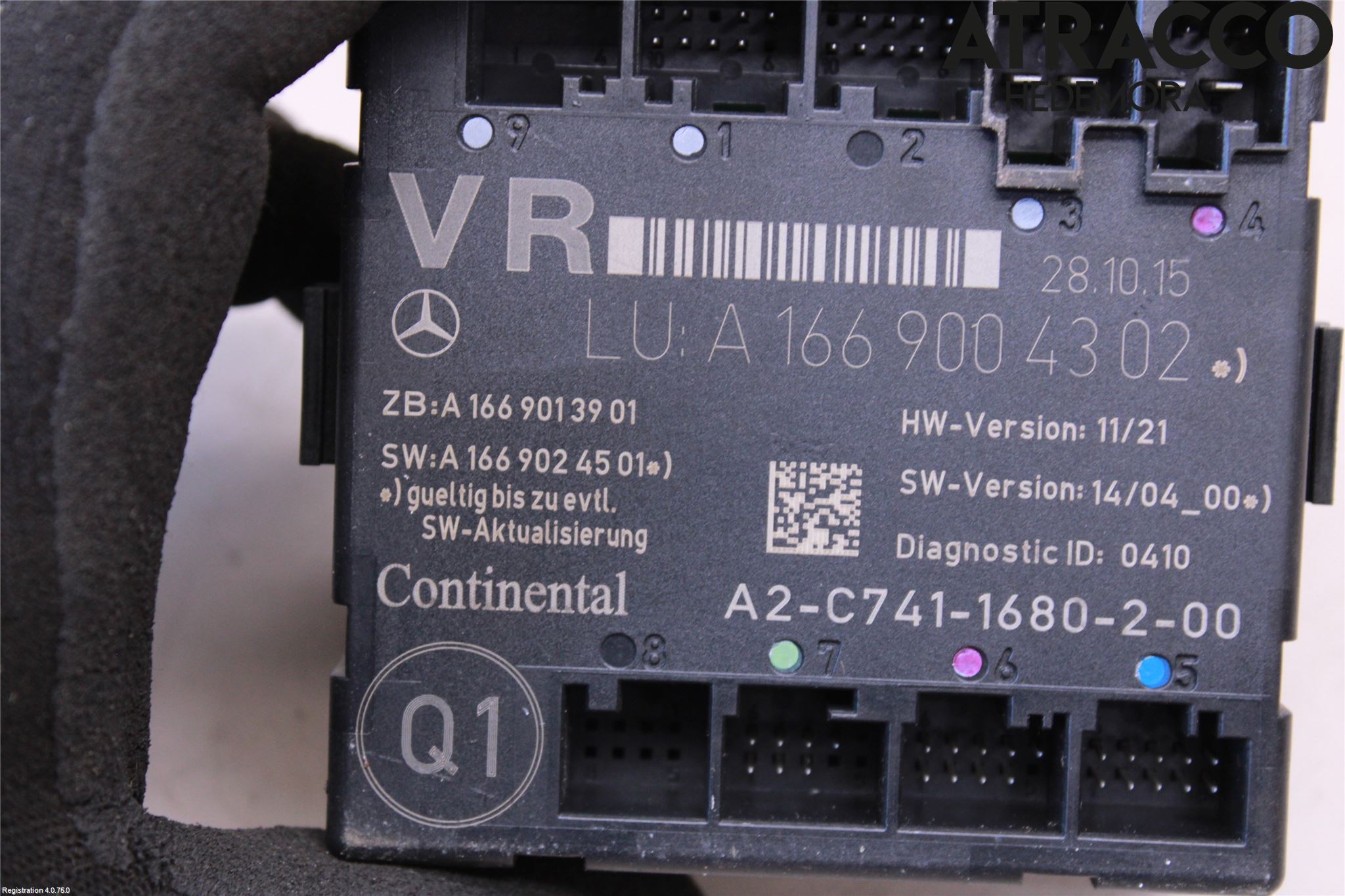Opel ZAFIRA C 12-19 Styreenhet Dør