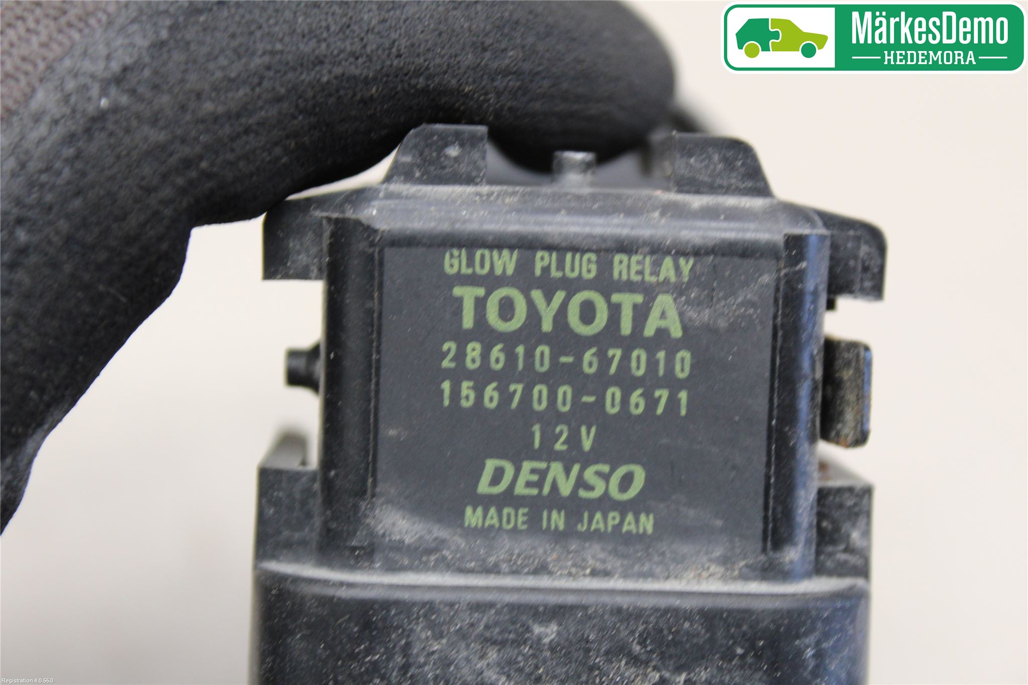Toyota AURIS 10-12 Rele Gløding Diesel