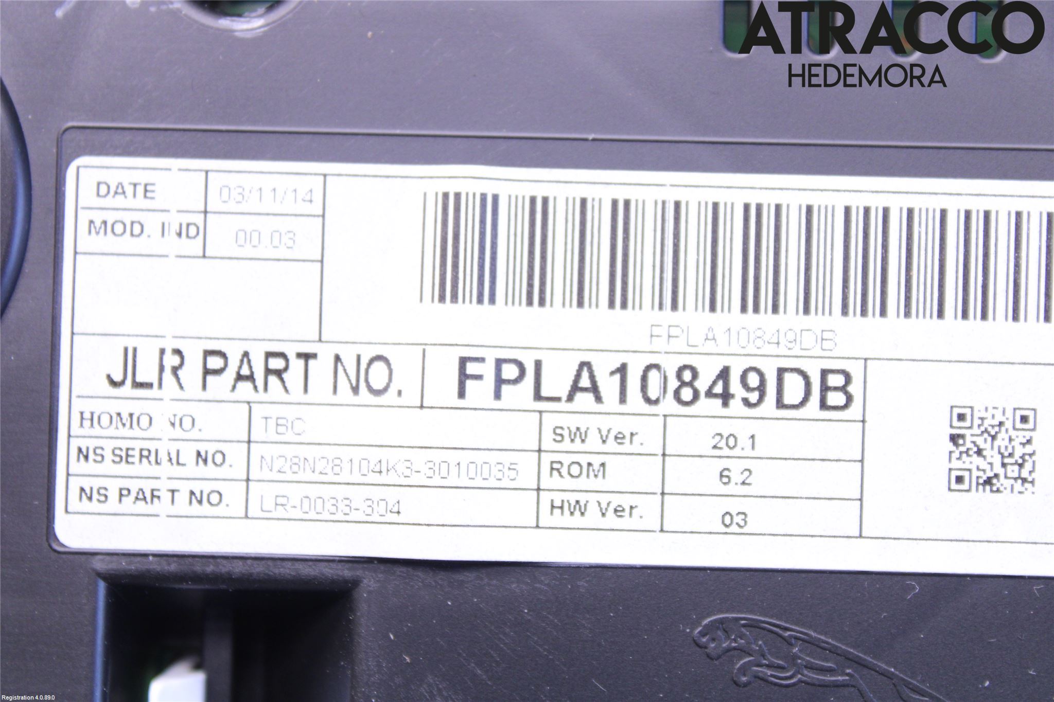 Landrover RANGE ROVER SPORT (L494) 14-22 Instr Kombinert