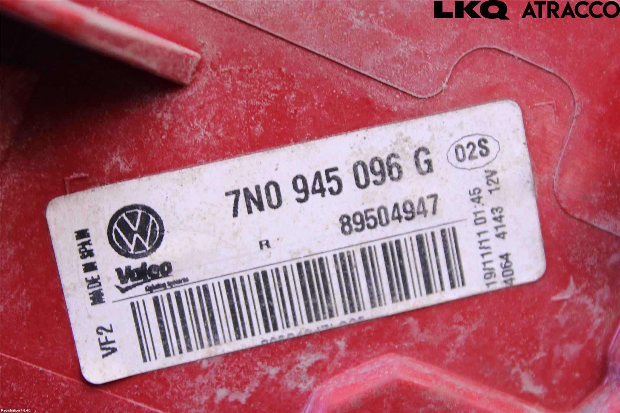 Volkswagen VW SHARAN 11- Baklykt Høyre