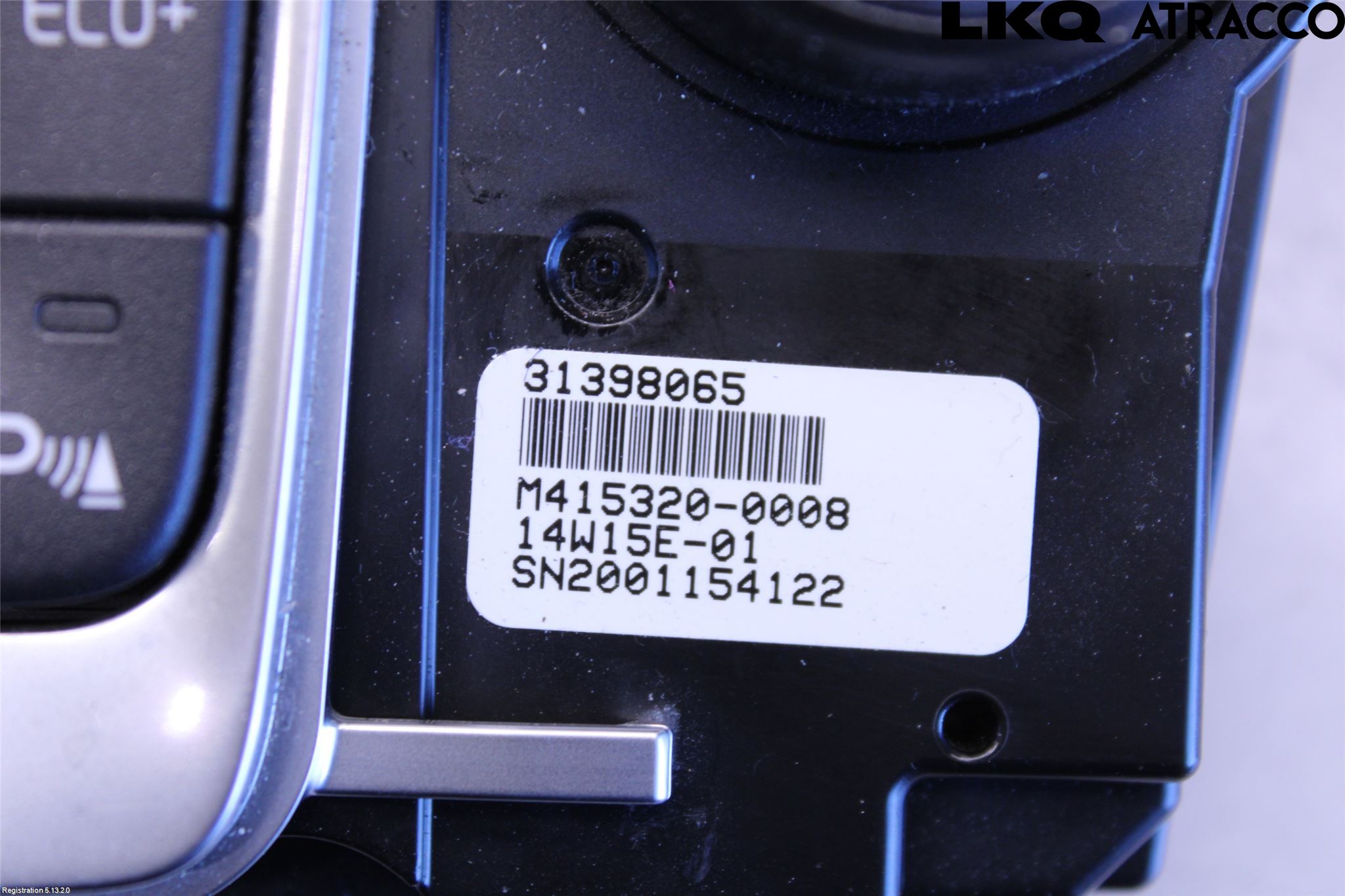 Volvo V60 14-18 Varme Ac Betjening-Display
