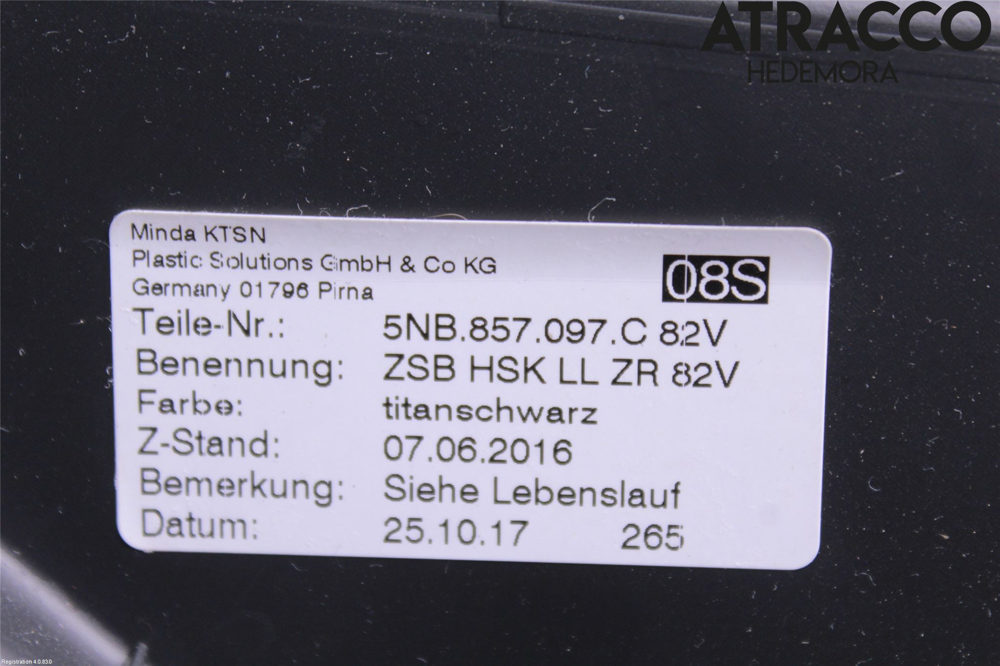 Volkswagen VW TIGUAN 16-24 Innr Hanskerom