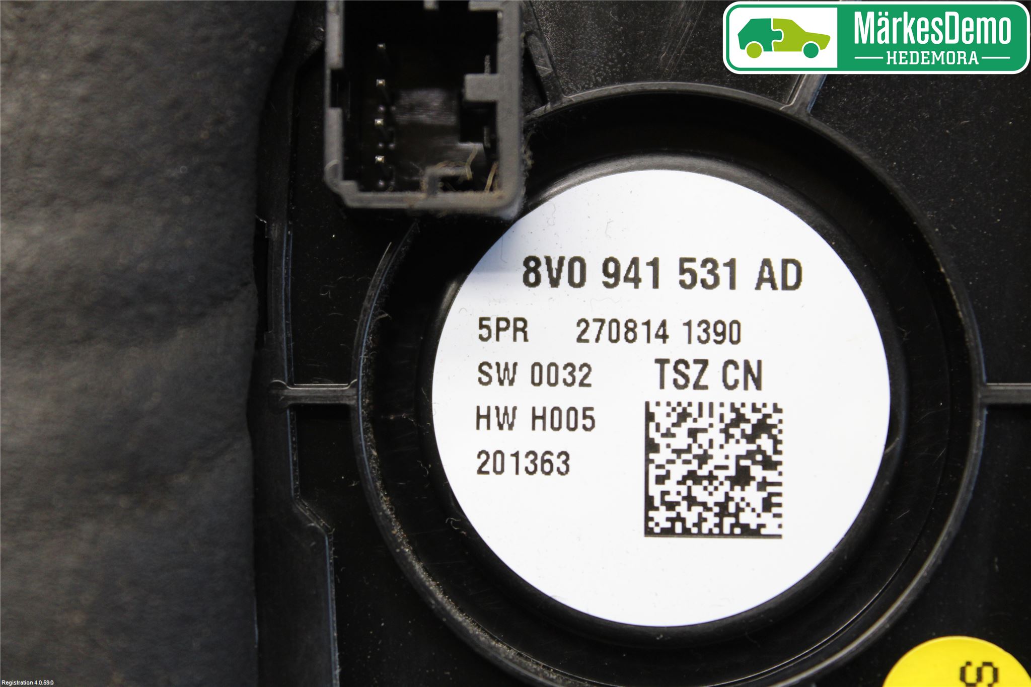 Audi A3/S3 8V 13-20 Bryter Hovedlys