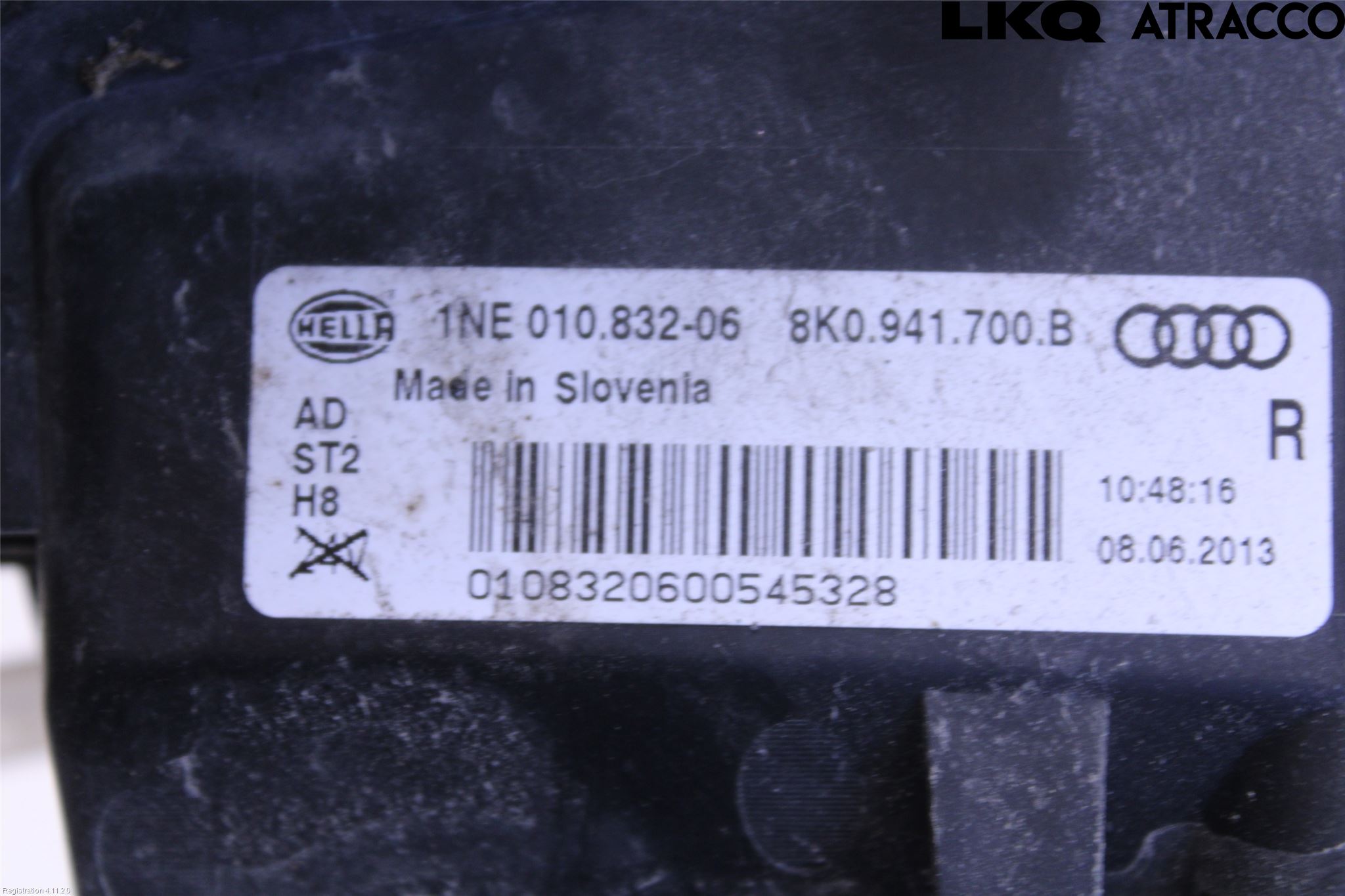 Audi A4 12-15 Frontlykt-Kurve-Tåkelys