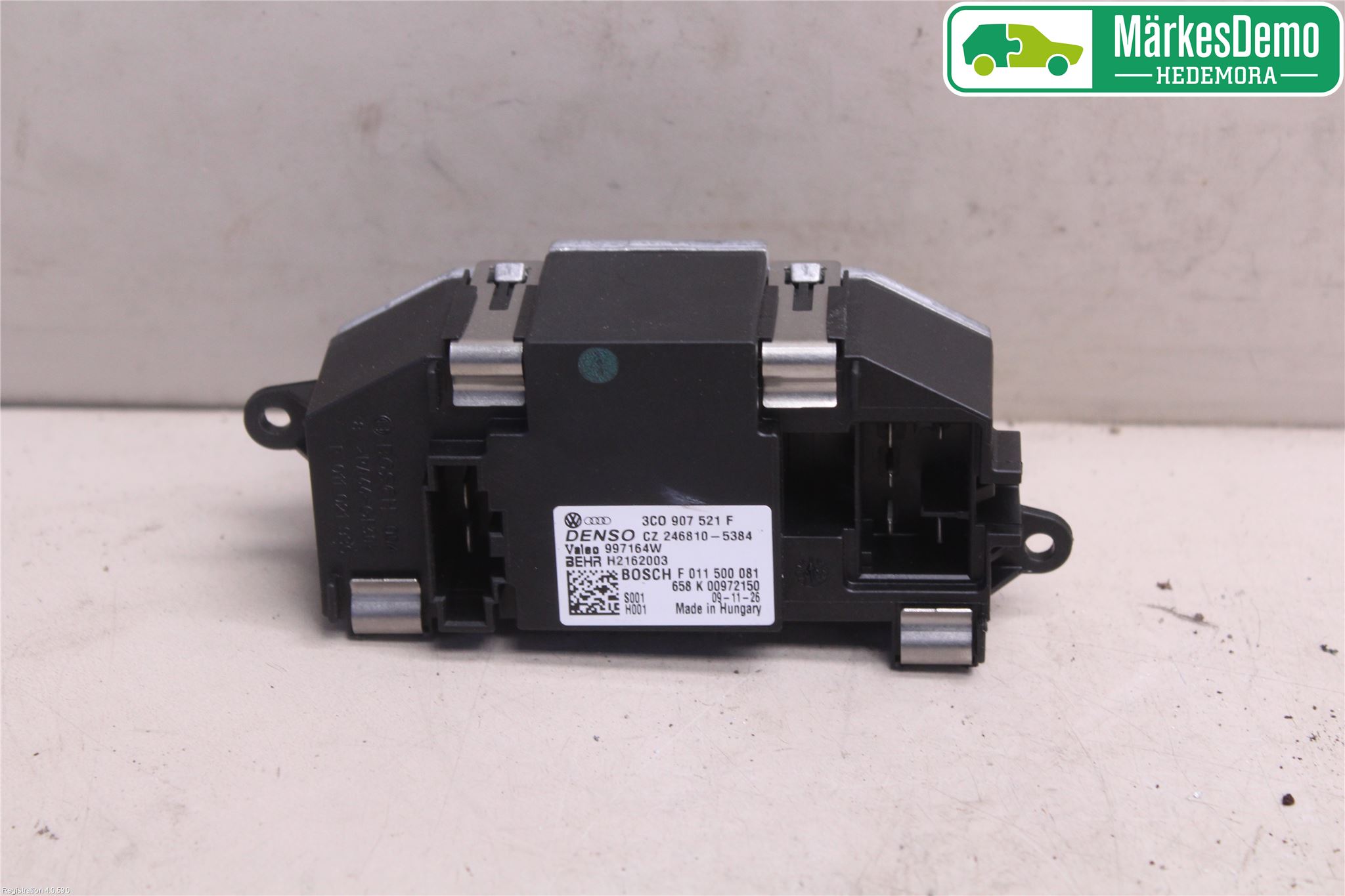Volkswagen VW GOLF PLUS/CROSS GOLF 04-14 Varmeapparat Viftemotstand