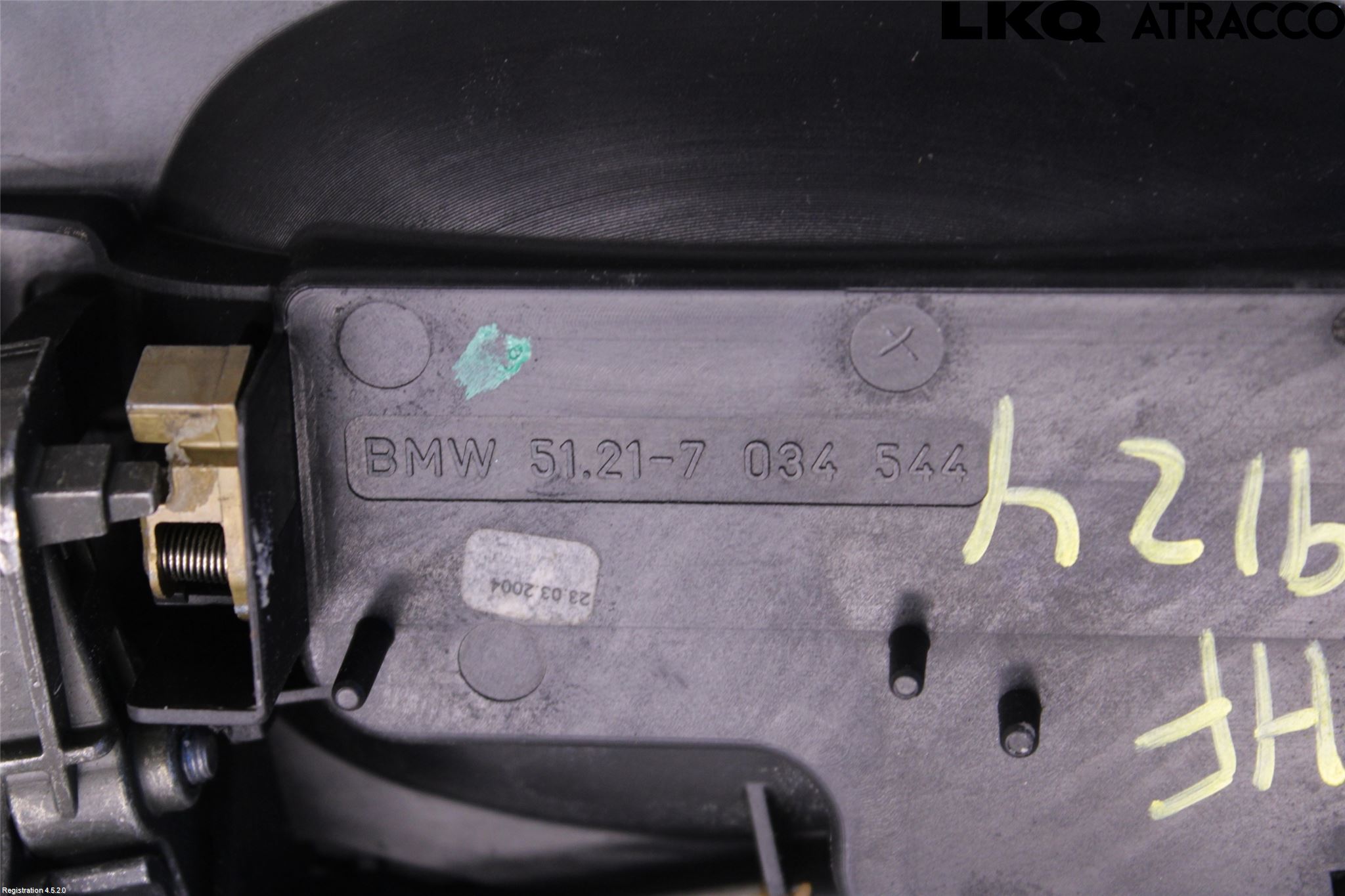 BMW 5 E60/61 Sed/Tou 02-10 Dørhandtak Ytre Høyre