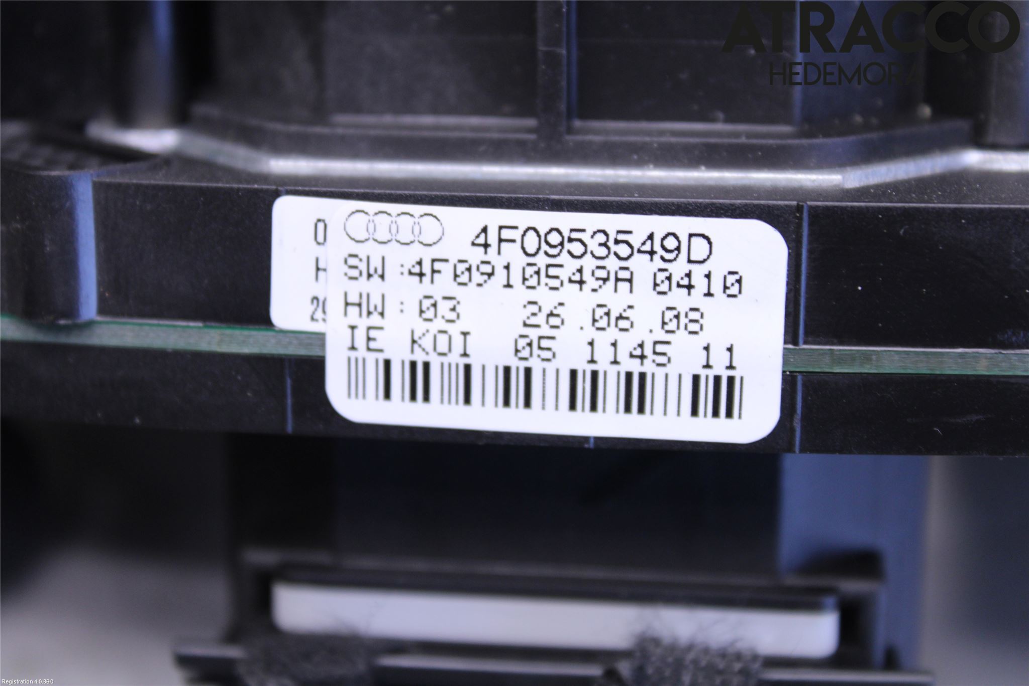 Audi A6/S6     05-11 Bryter Ratt Kombi H Og V