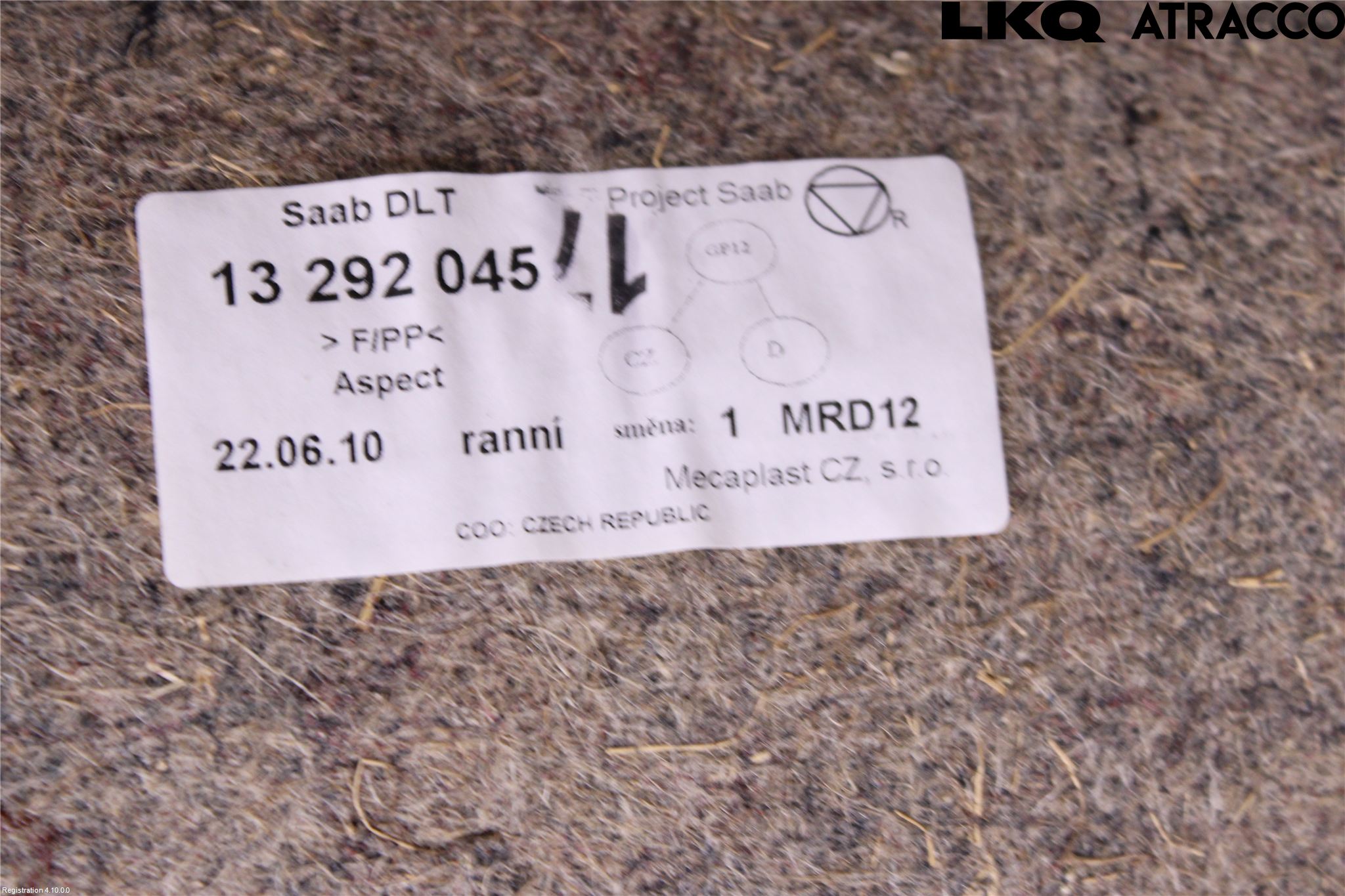 Saab 9-5 10-12 Innr Bakluketrekk