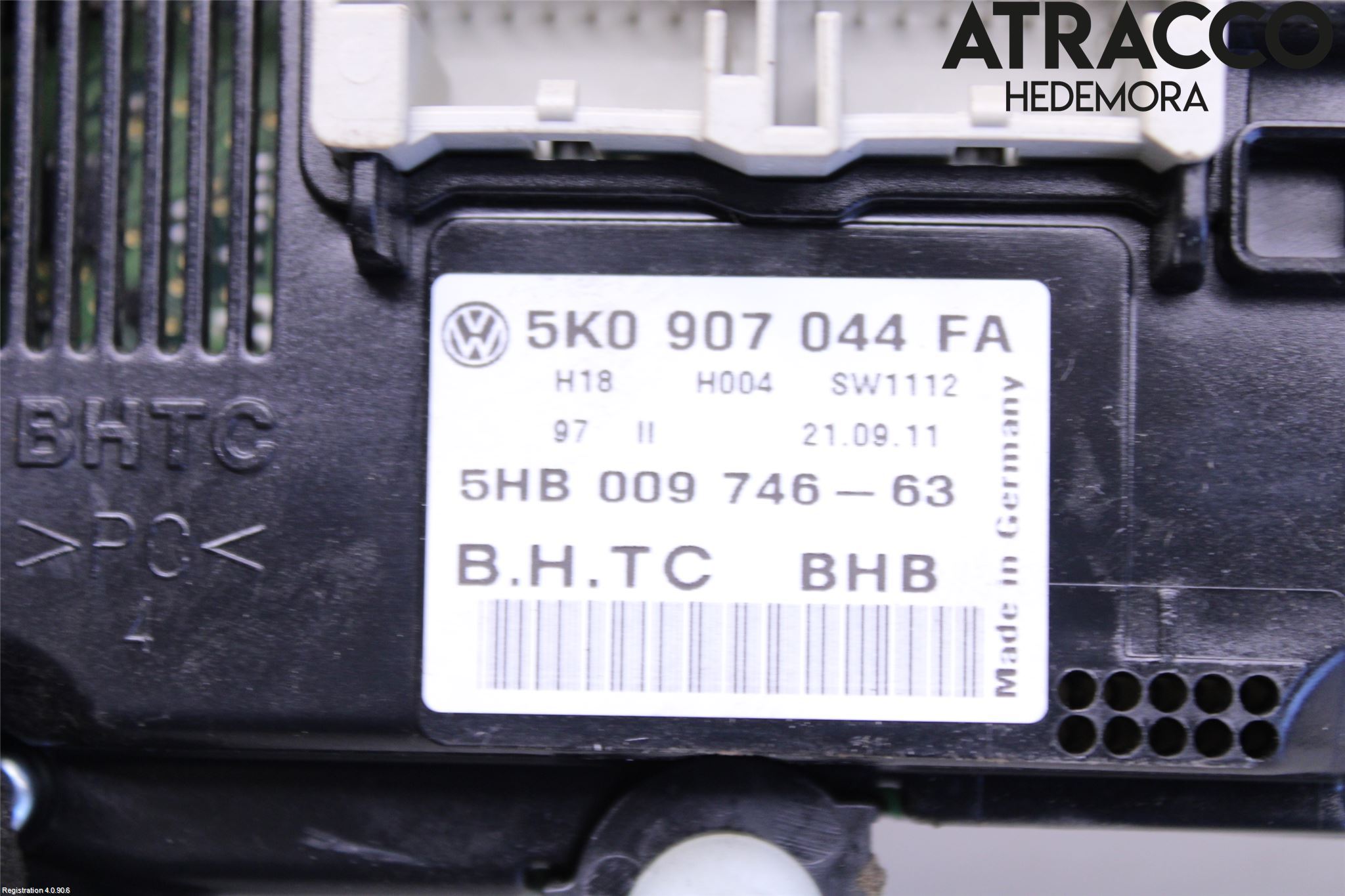 Volkswagen VW PASSAT CC 08-16 Varme Ac Betjening-Display