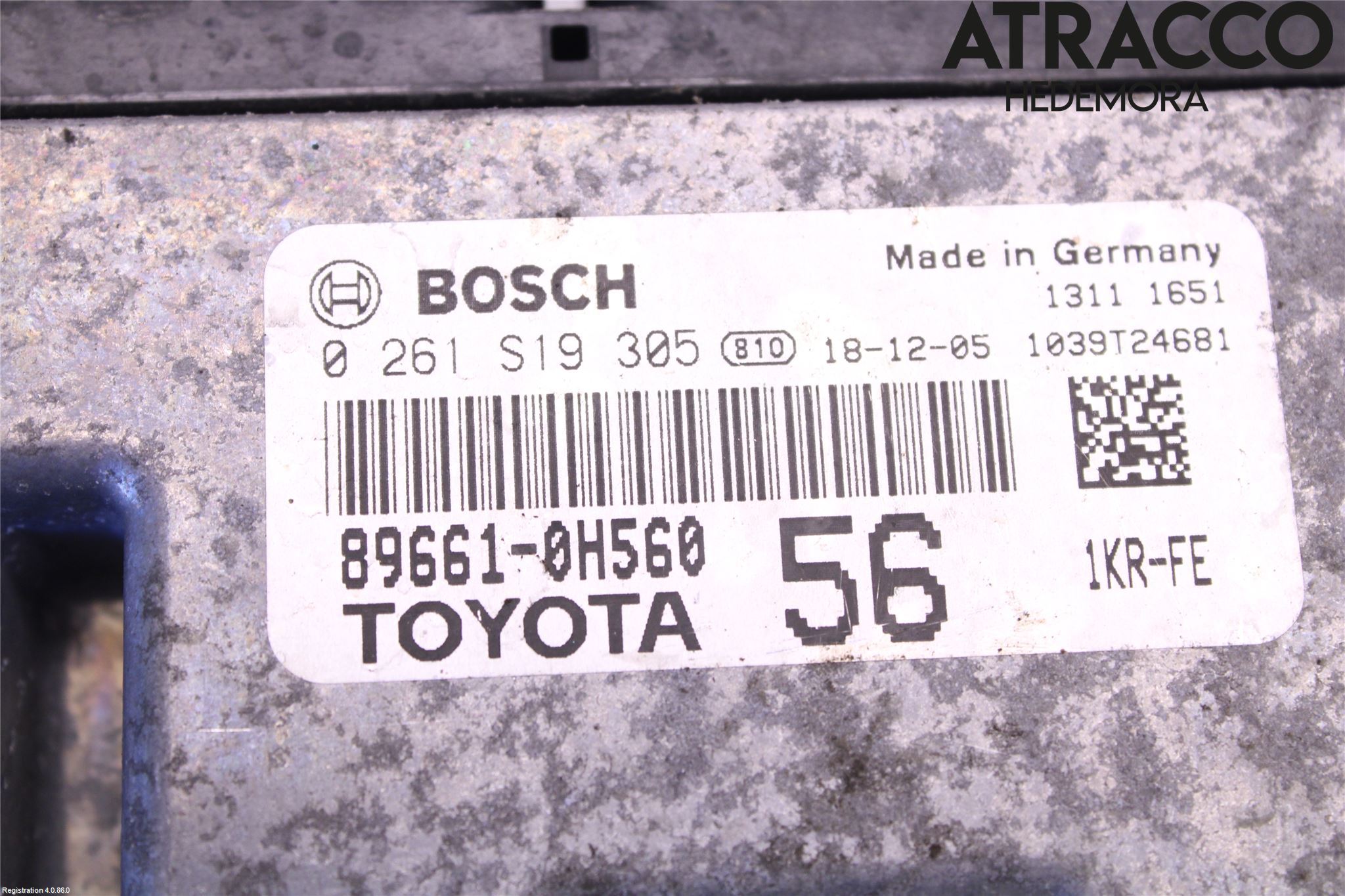 Toyota AYGO 15-21 Styreenhet Innsprøytning