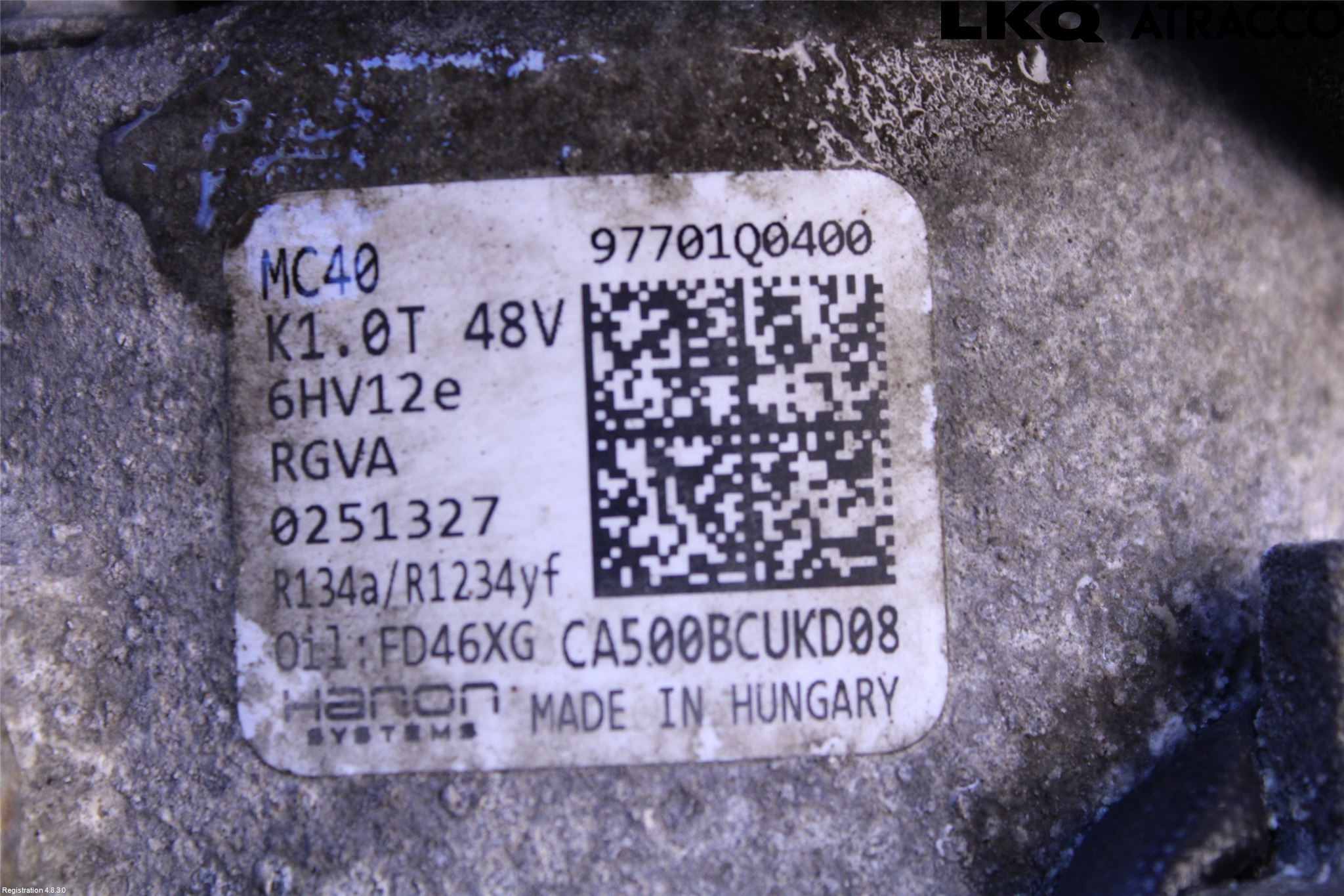 Hyundai BAYON BC3 21- Varme Ac Kompressor
