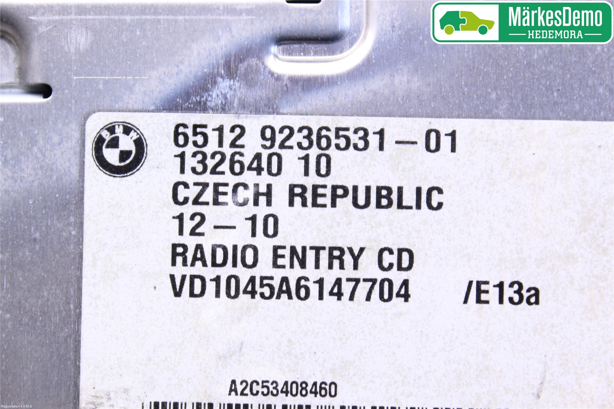 BMW 1 E87/81 5D/3D 03-11 Stereo Radio Med Cd