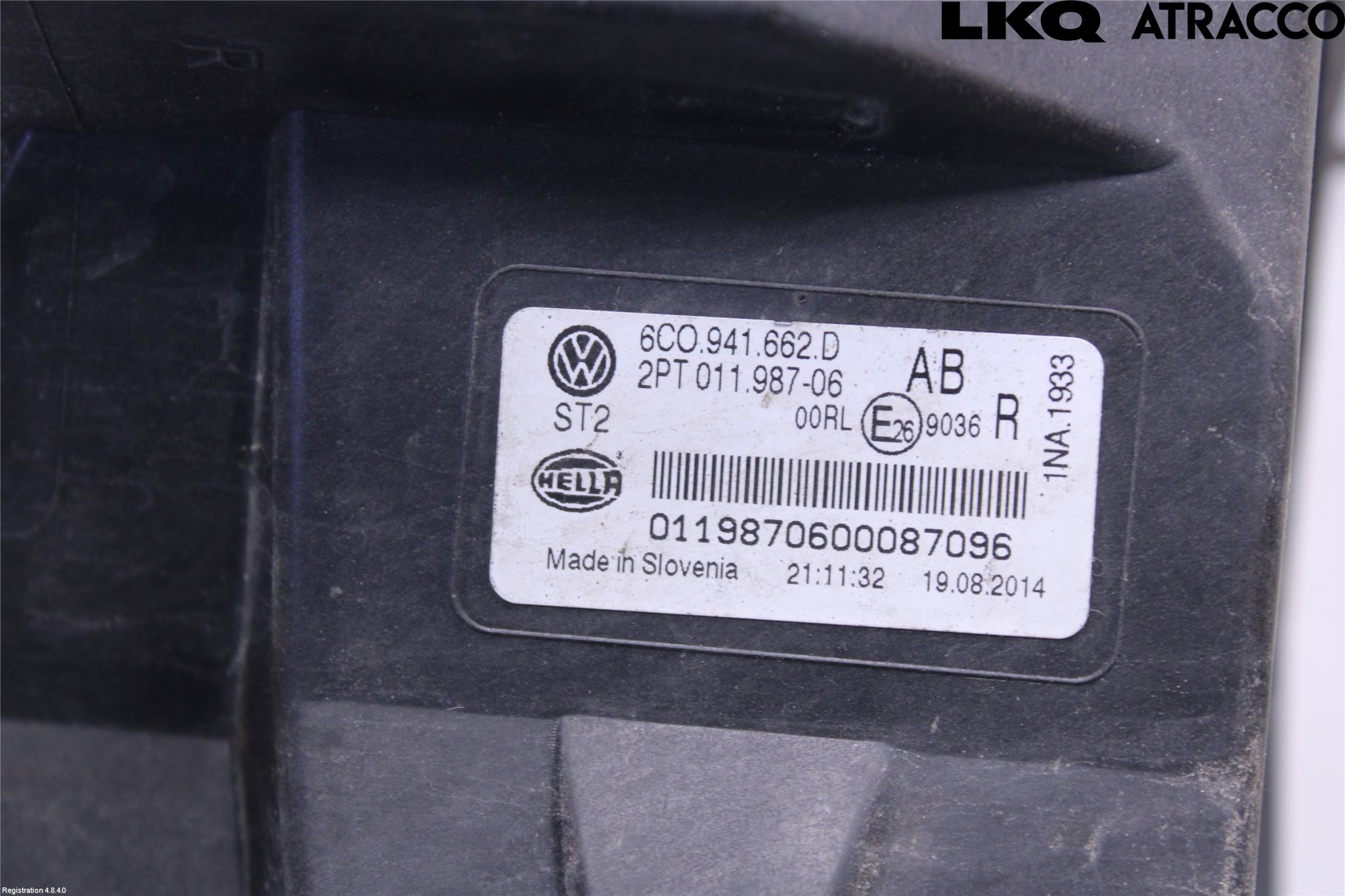 Volkswagen VW POLO 10-17 Frontlykt-Kurve-Tåkelys