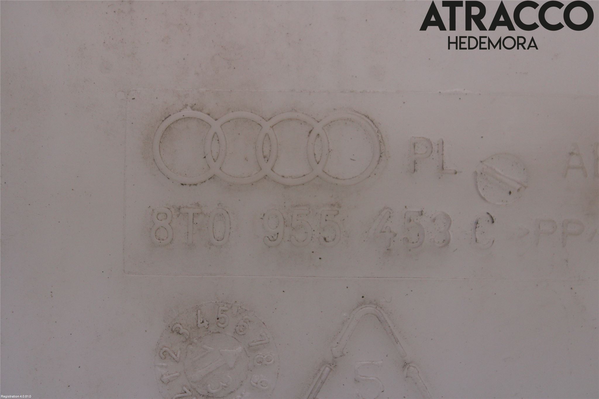 Audi A4 ALLROAD 09-16 Spylerbeholder Frontrute-Lykte