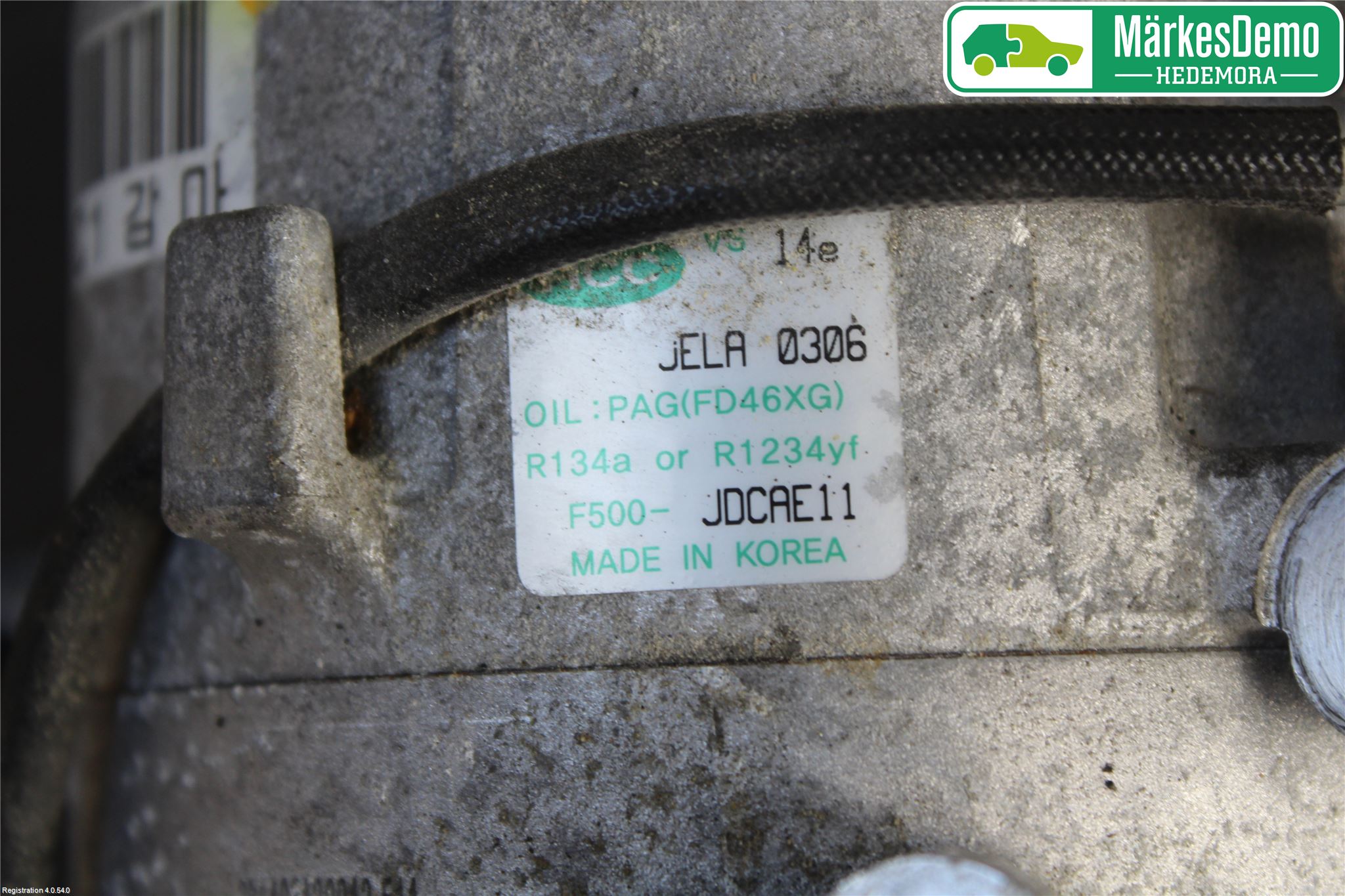Kia CEED 12-18 Varme Ac Kompressor
