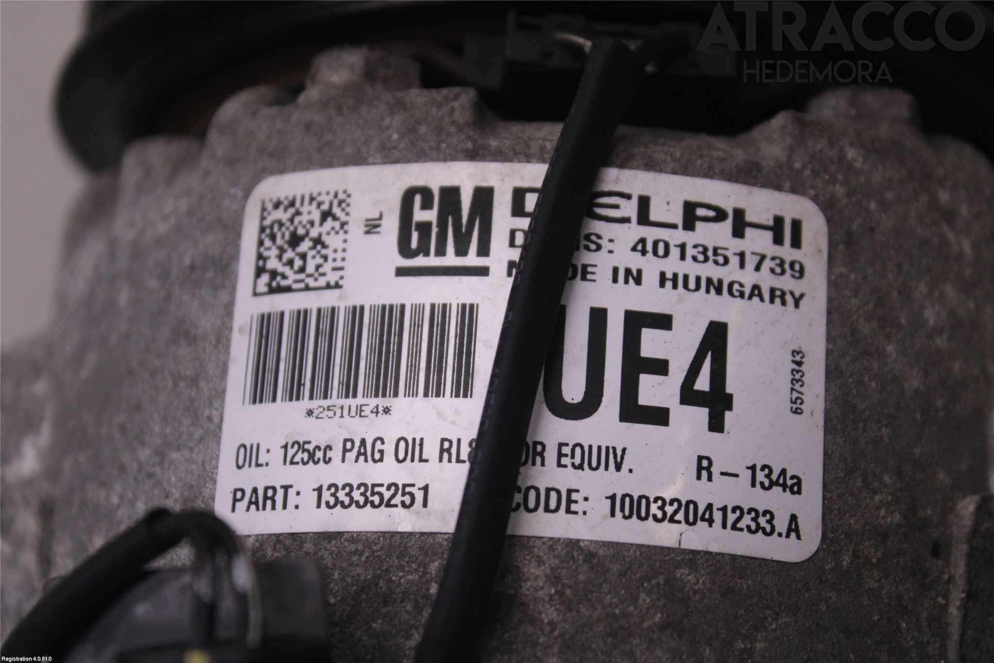 Opel ASTRA J 10-15 Varme Ac Kompressor