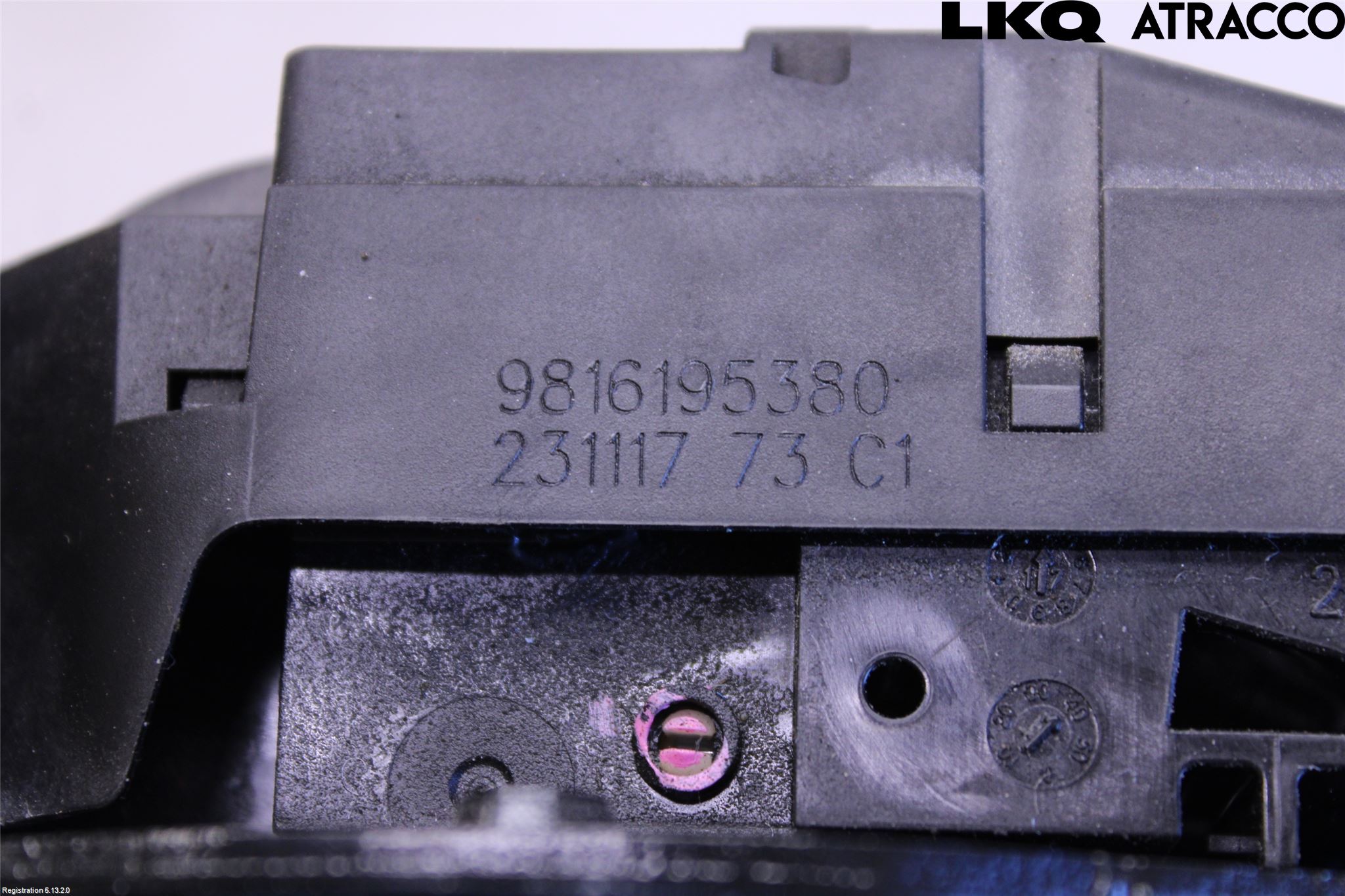 Peugeot 3008 17-24 Bakluke-Lokk Låsekasse