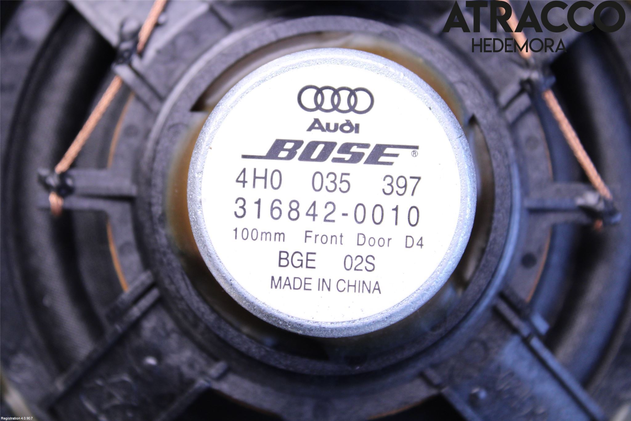 Audi A8/S8 4H 10-17 Innr Høyttaler