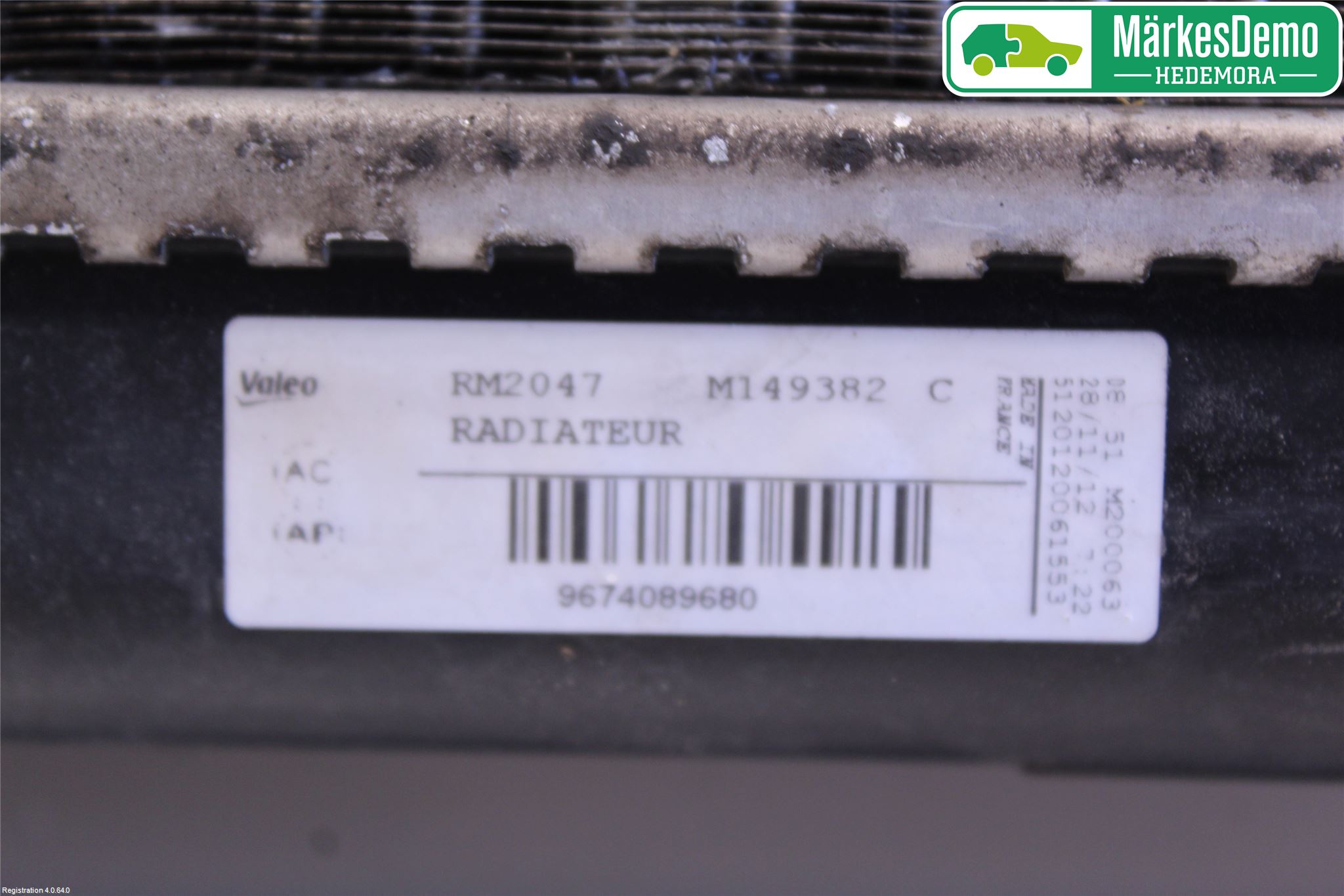 Citroen BERLINGO 08-18 Radiator Manuell