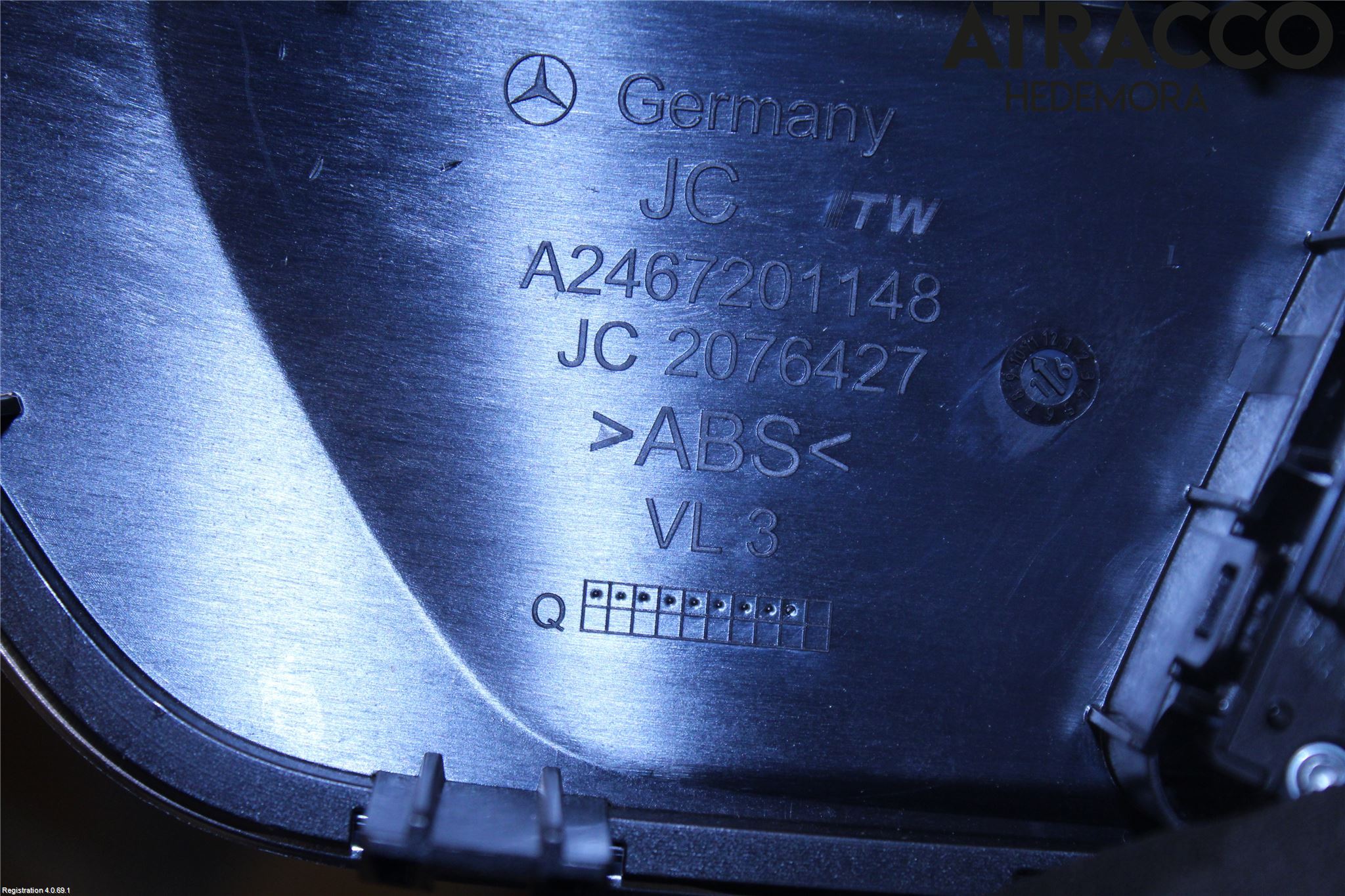 Mercedes-Benz MB CLA-KLASS (C117/X117) 13-19 Innr Dørhandtak V Indre