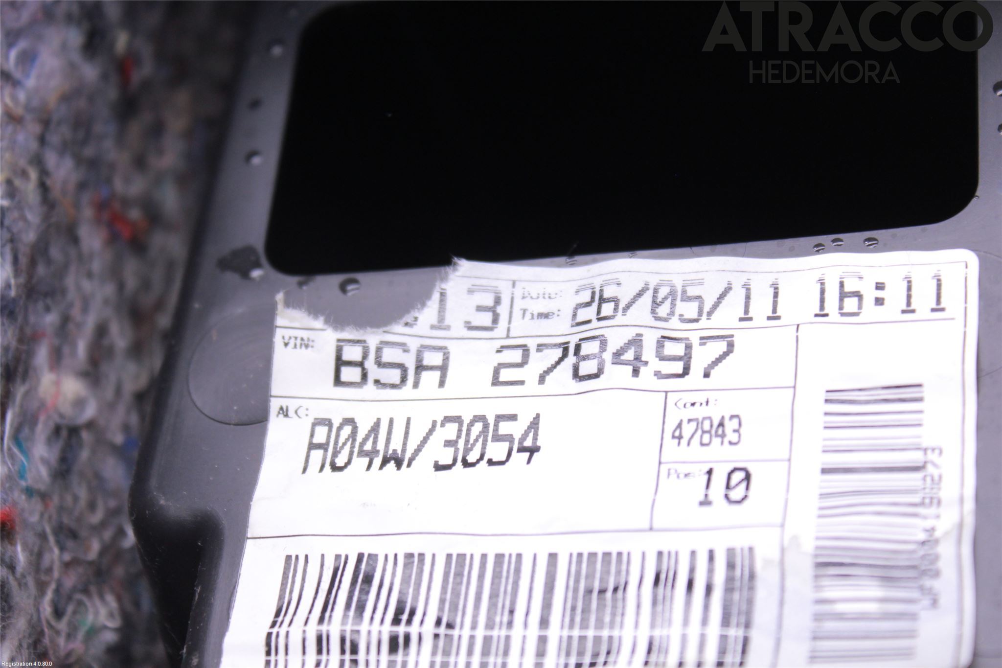 Kia CEED 06-12 Innr Konsoll-Lomme
