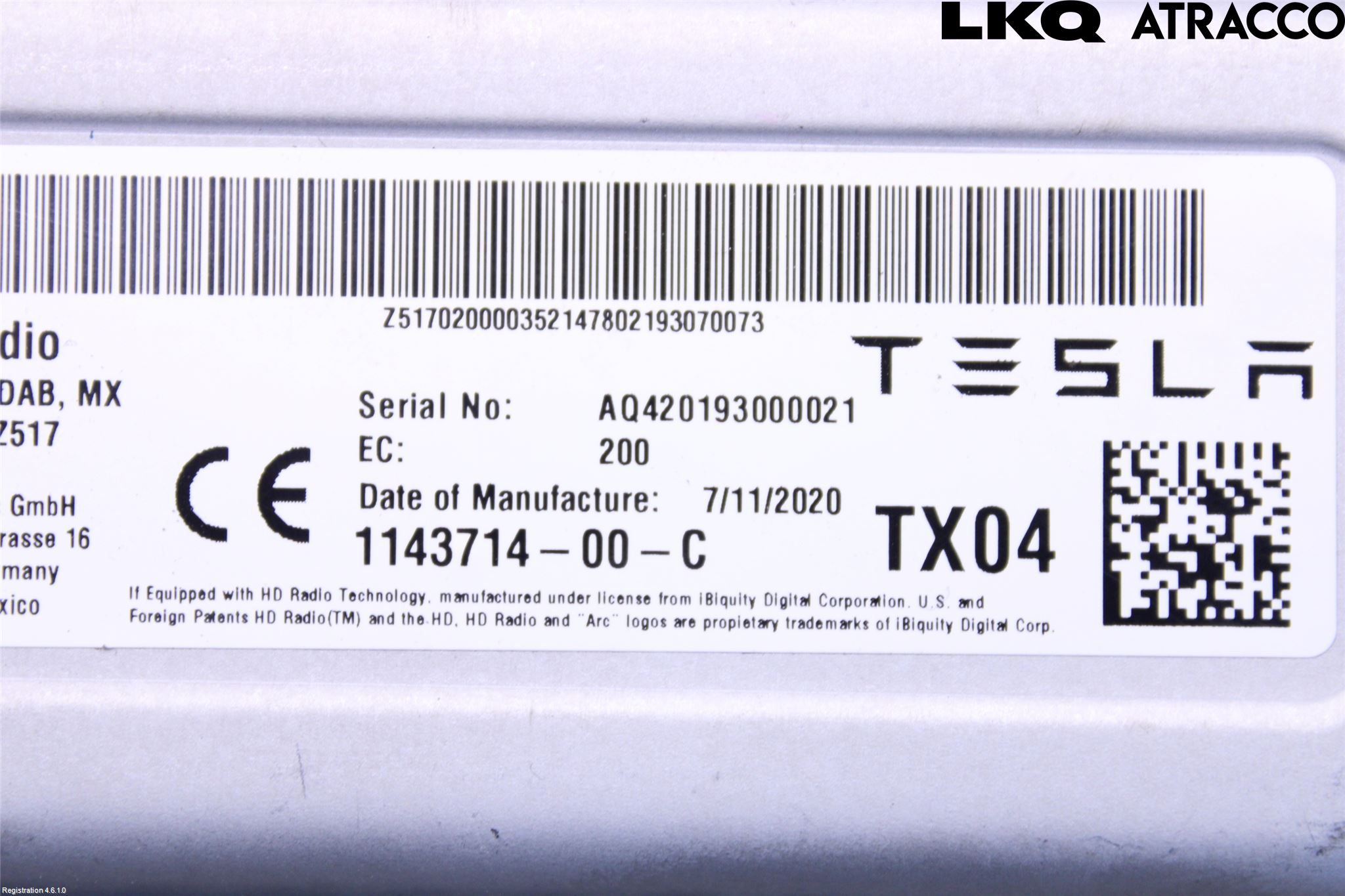 Tesla MODEL X 16- Stereo Antenneforsterker