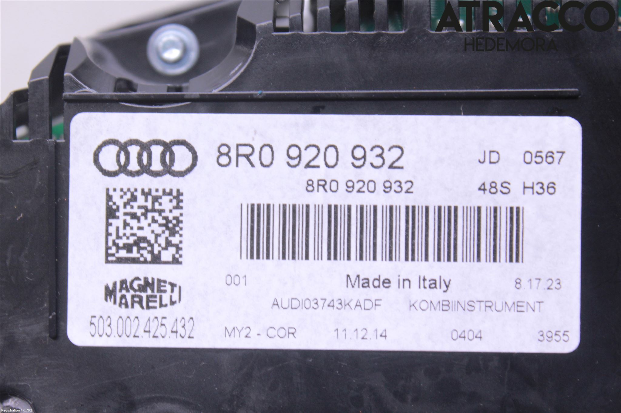 Audi Q5 09-16 Instr Kombinert