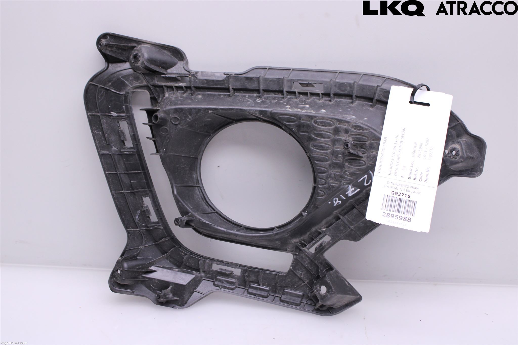 Hyundai i10 BA 14-16 Frontlykt Kurve-Tåkelys Ramme