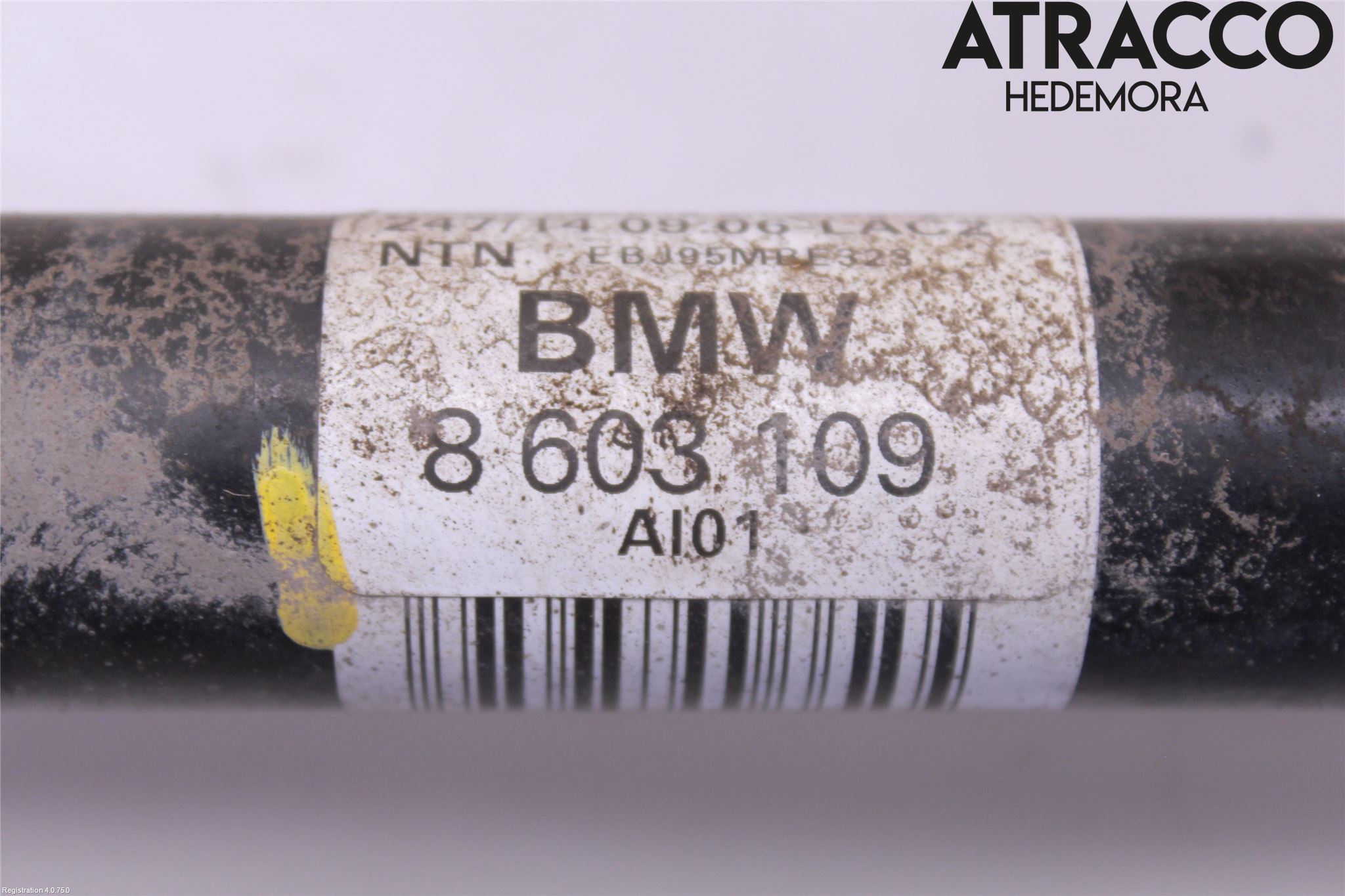 BMW 4 F32/F33/F82/F83 13-20 Drivaksel Bak Kompl Venstre