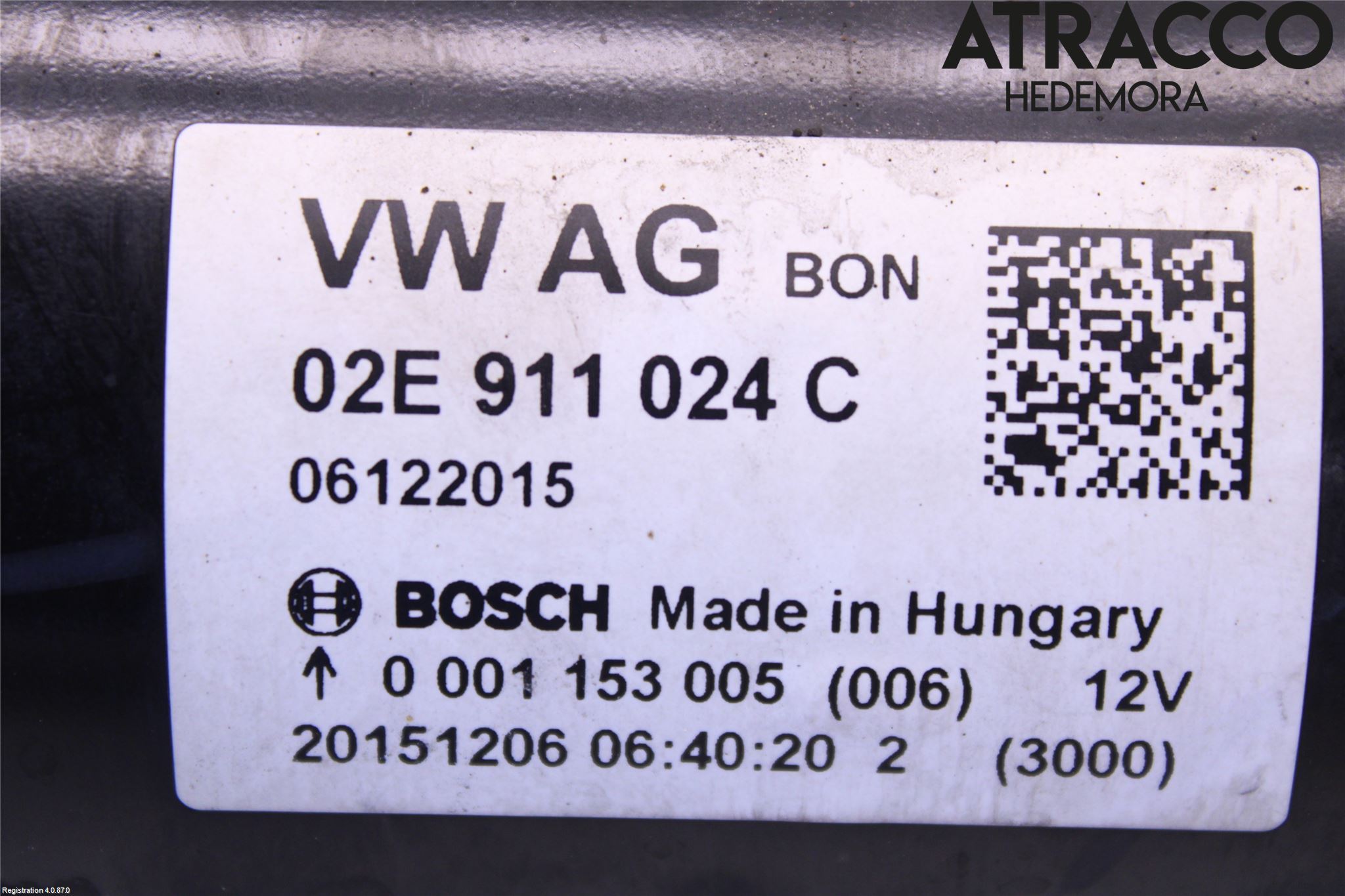 Volkswagen VW TIGUAN 07-16 Startmotor Diesel