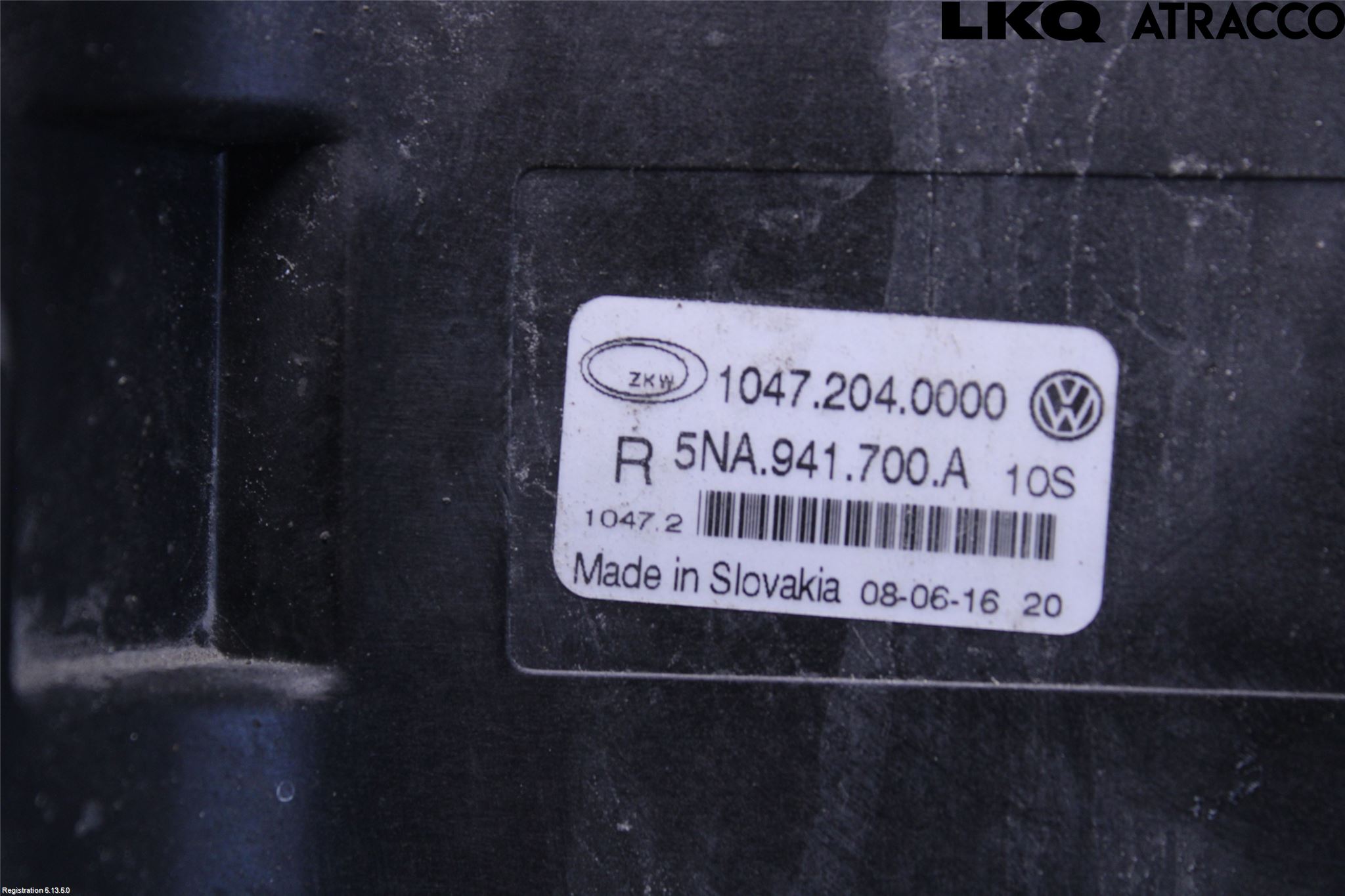 Volkswagen VW TIGUAN 16-24 Frontlykt-Kurve-Tåkelys