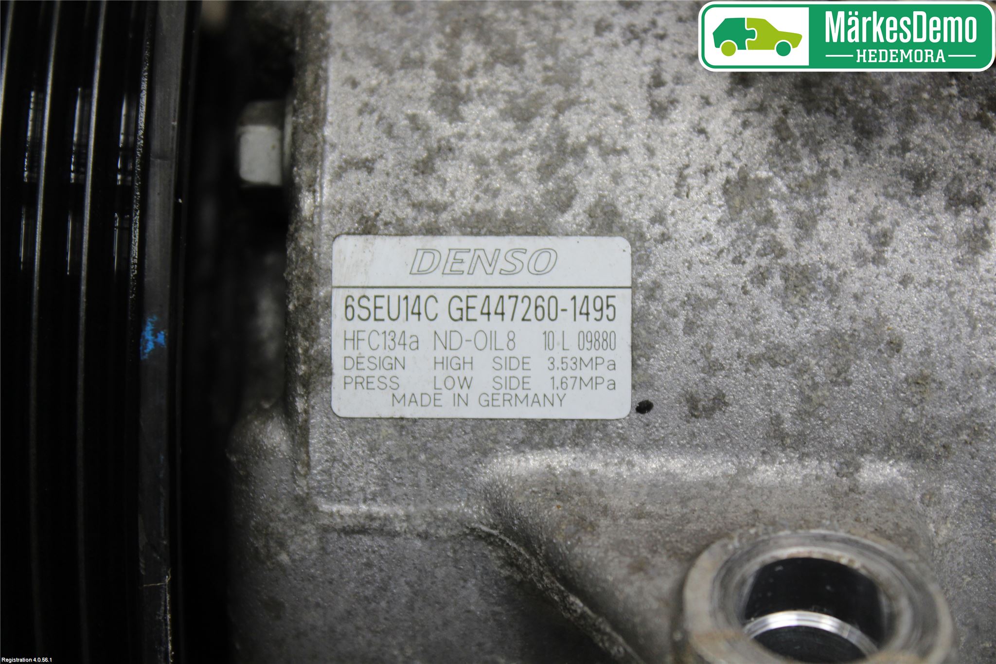 Toyota AVENSIS 09-15 Varme Ac Kompressor