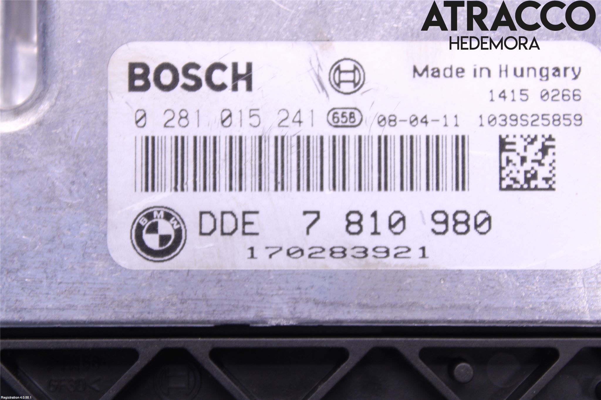 BMW 5 E60/61 Sed/Tou 02-10 Styreenhet Dieselpumpe