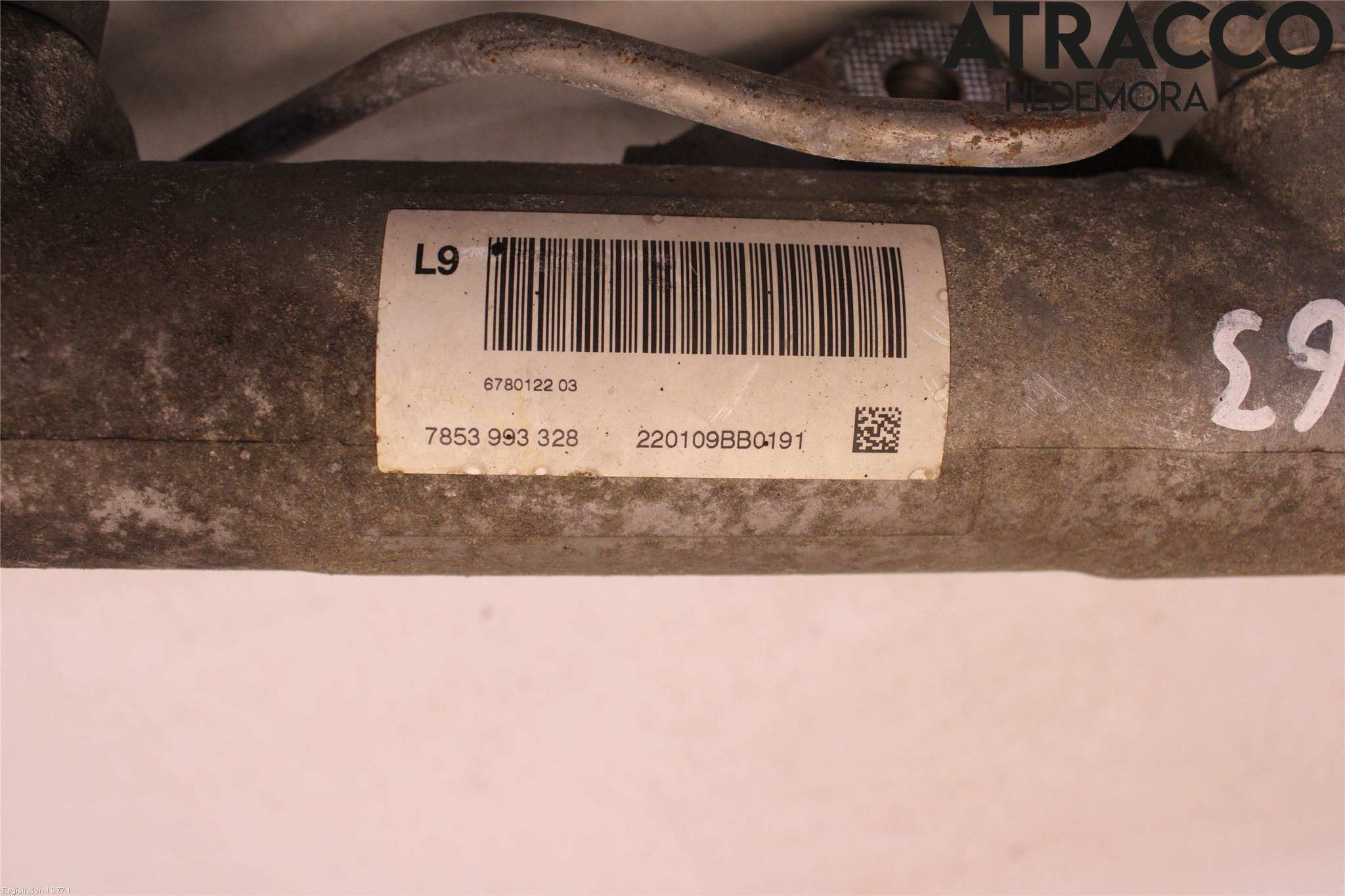 BMW 5 E60/61 Sed/Tou 02-10 Servo Snekke - Tannstang