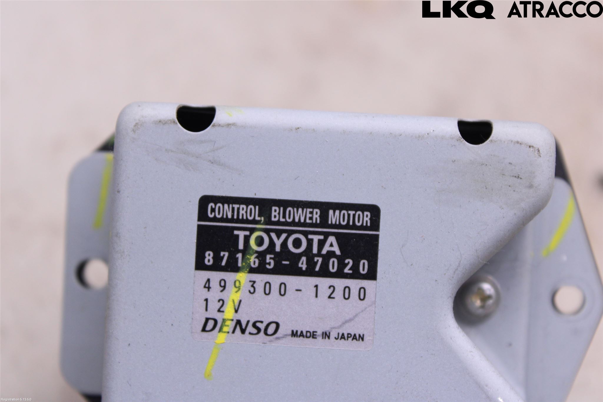Toyota PRIUS NWH20 04-08 Varmeapparat Viftemotstand