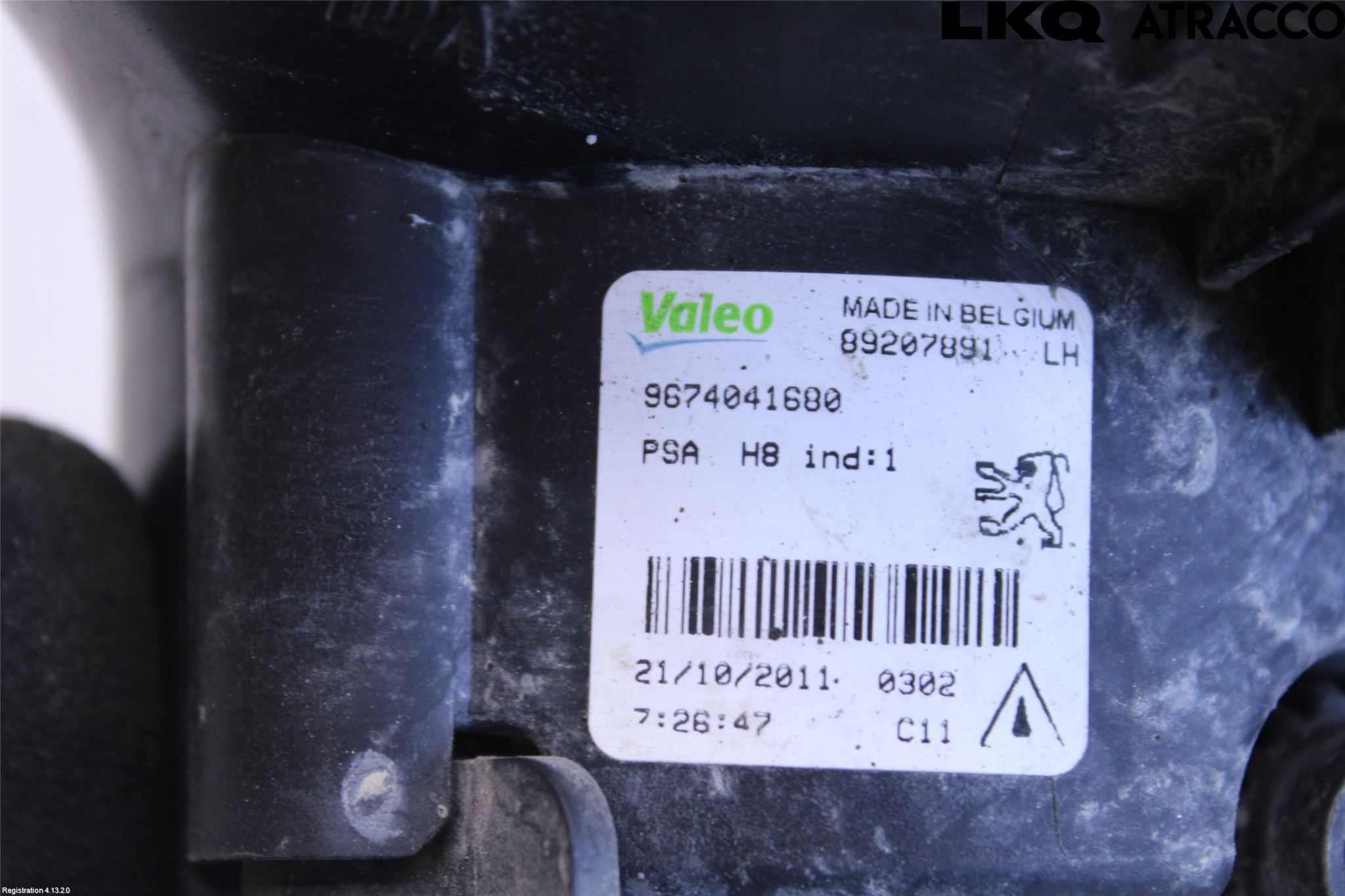 Peugeot 308 08-13 Frontlykt-Kurve-Tåkelys