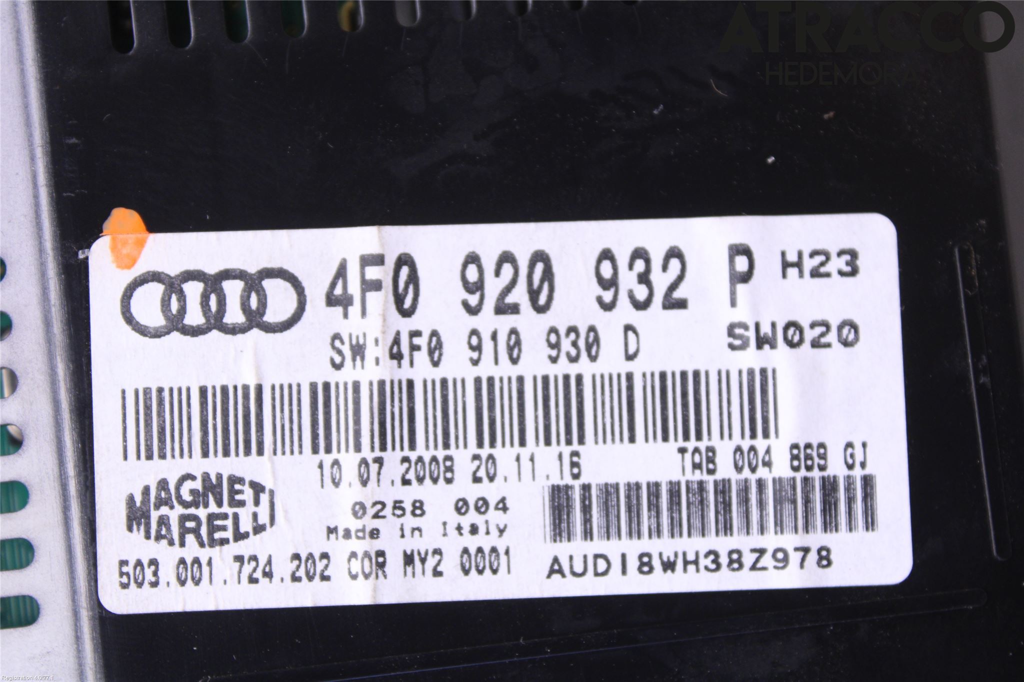 Audi A6/S6     05-11 Instr Kombinert