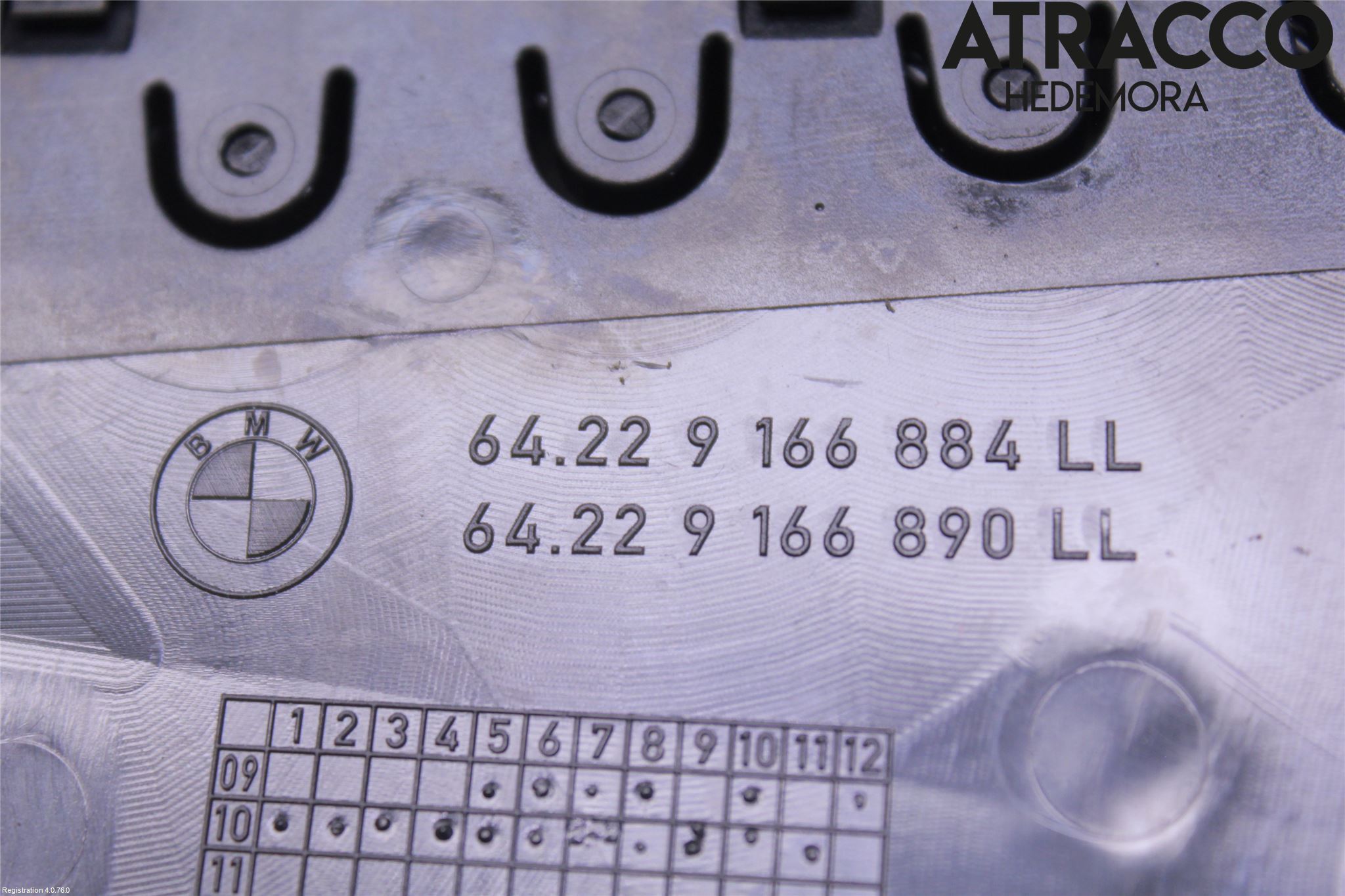 BMW 5 F10/F11/F18 09-17 Dashbord Kanal - Dyse