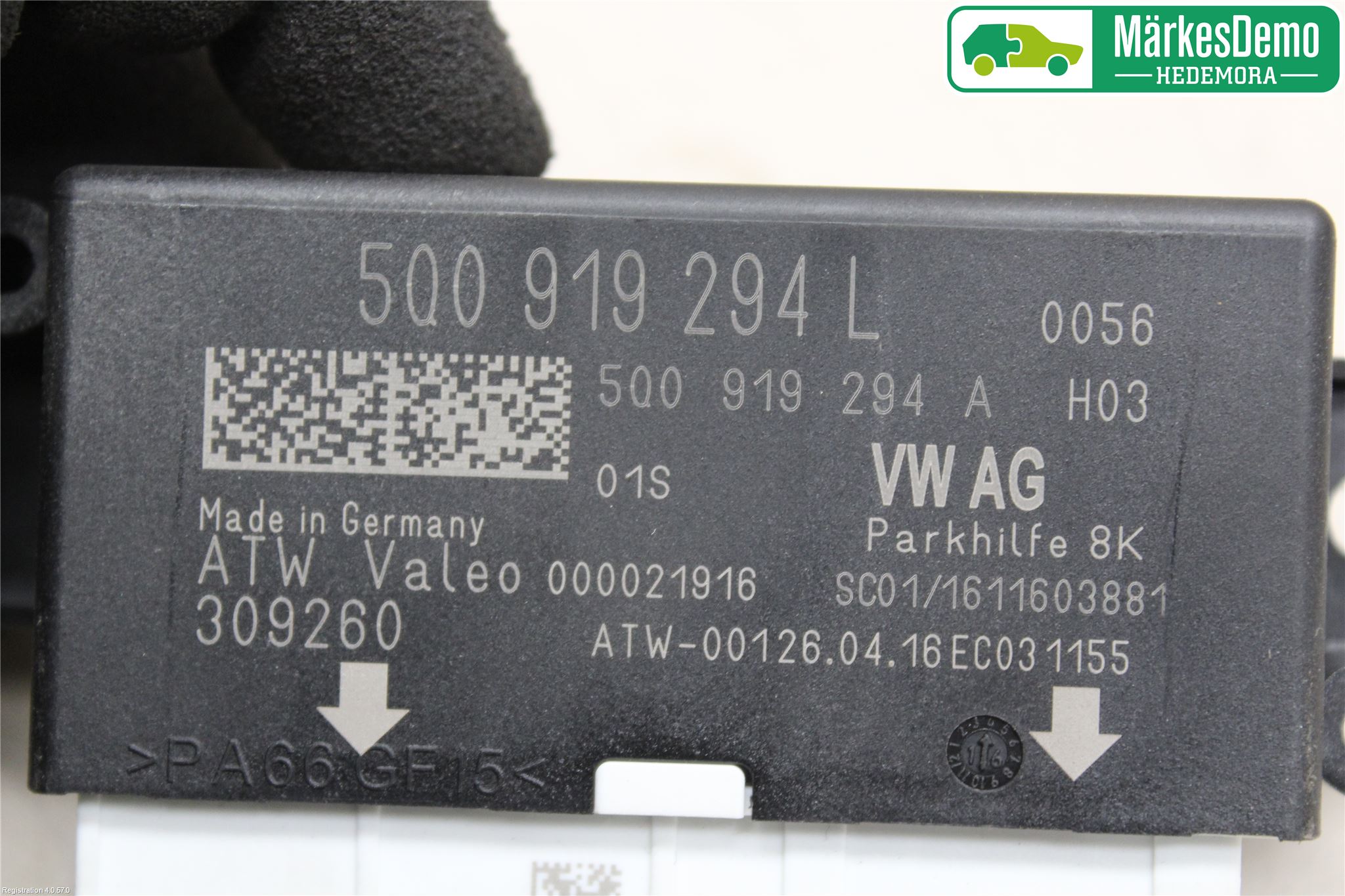 Volkswagen VW PASSAT 15-19 Styreenhet Parkering
