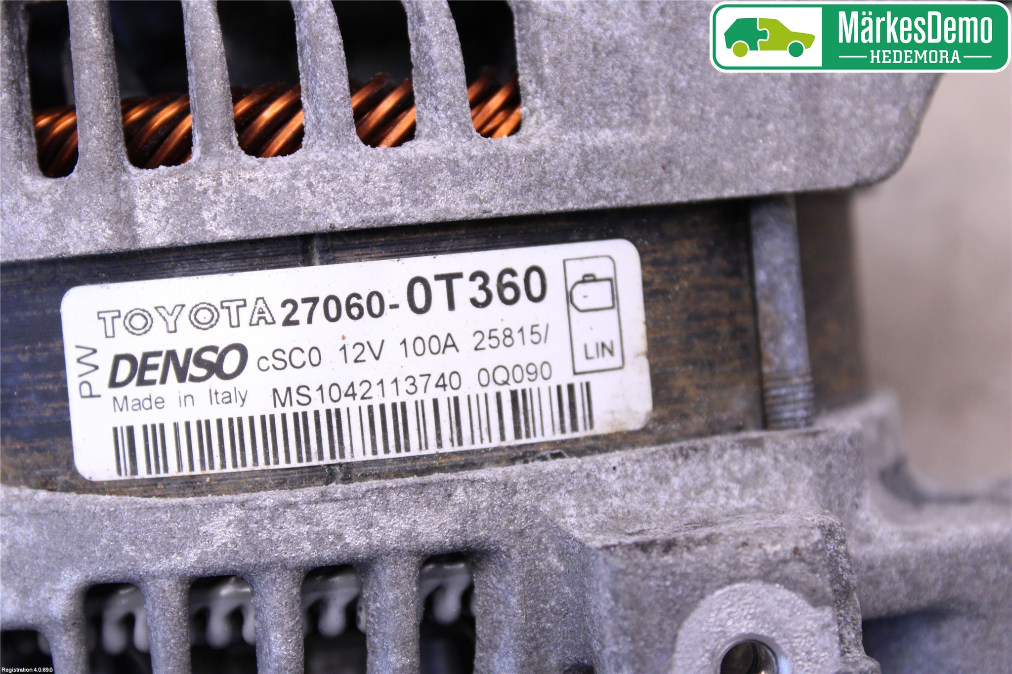 Toyota AVENSIS 16-18 Dynamo