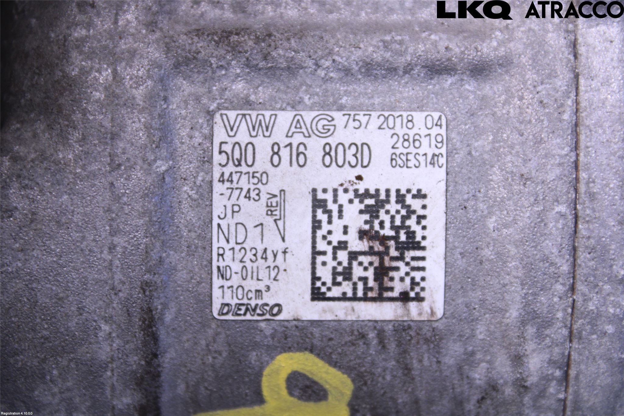 Audi A3/S3 8V 13-20 Varme Ac Kompressor
