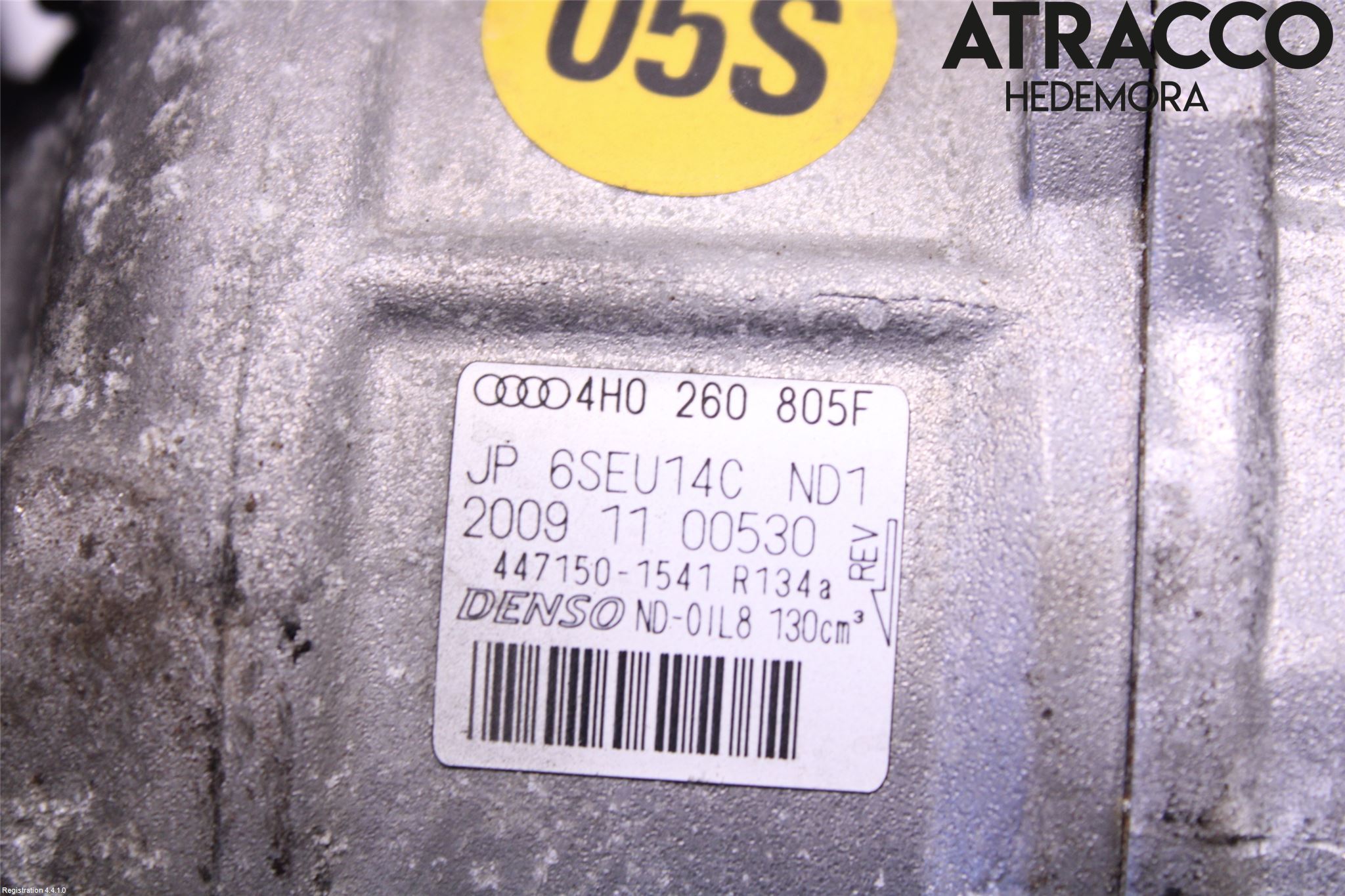 Audi A8/S8 4H 10-17 Varme Ac Kompressor
