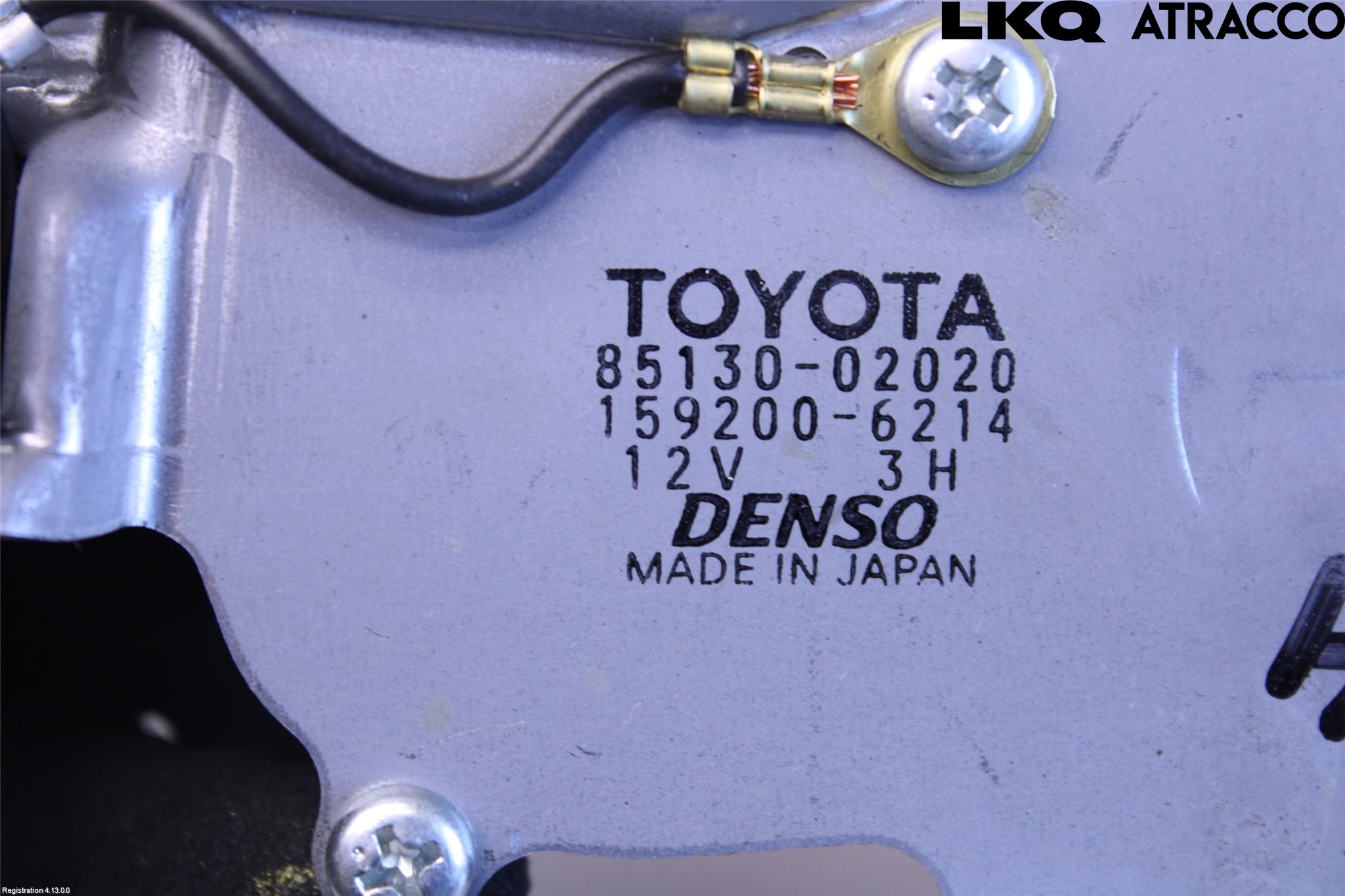 Toyota COROLLA 02-07 Viskermotor Bakluke