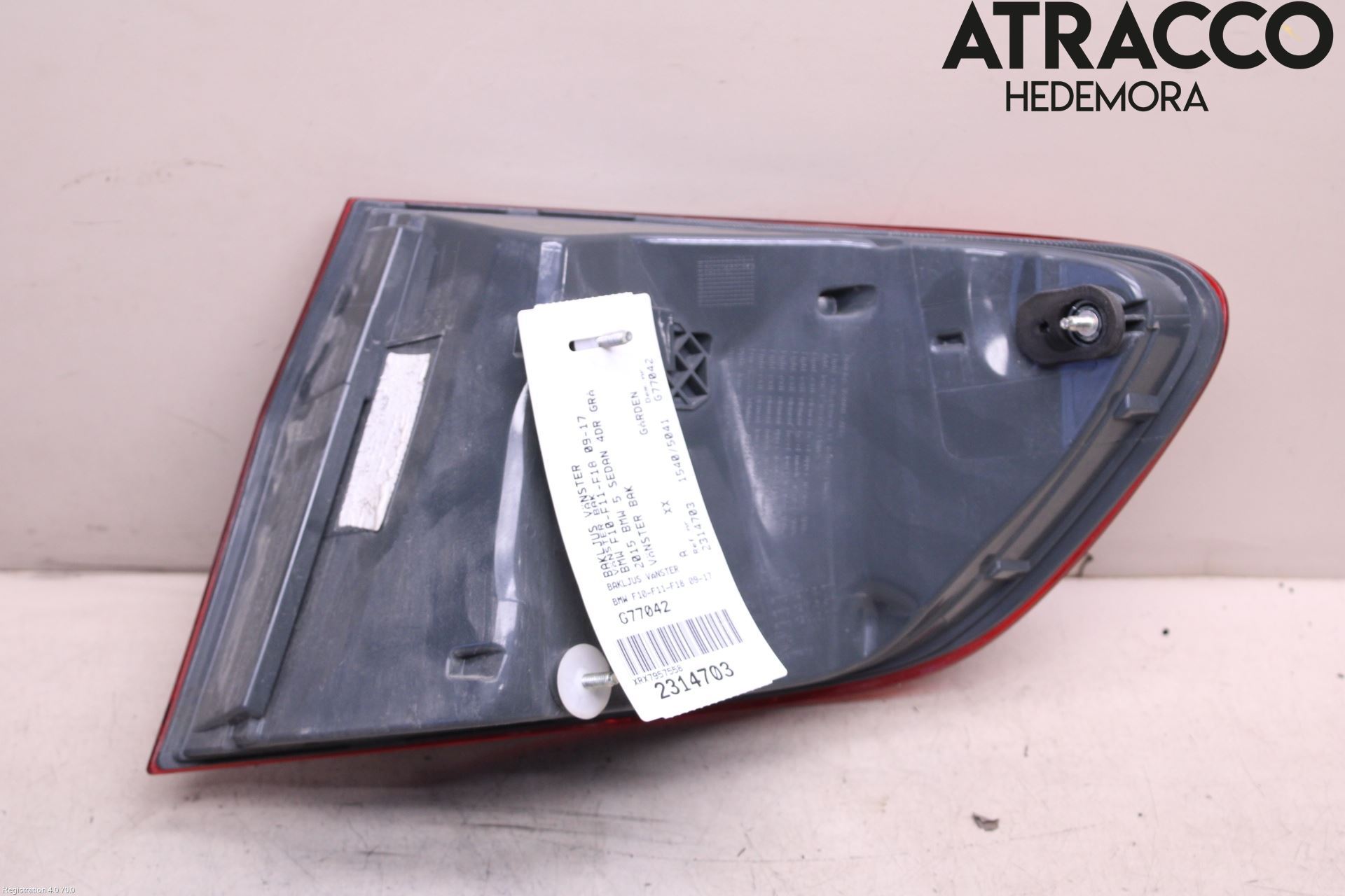 BMW 5 F10/F11/F18 09-17 Baklykt Venstre